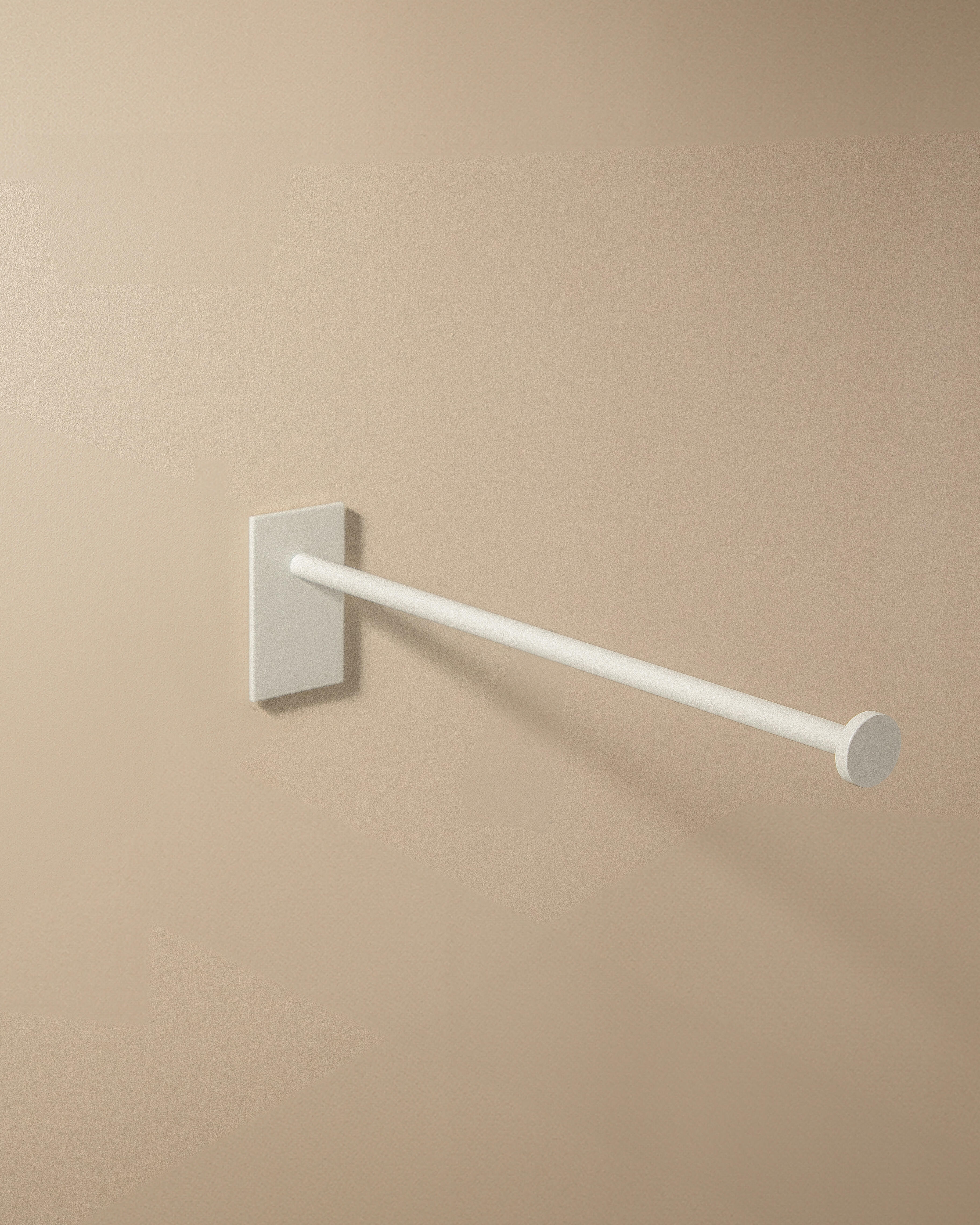 Toallero Stick pintado 4.5x8 cm blanco mate - 5