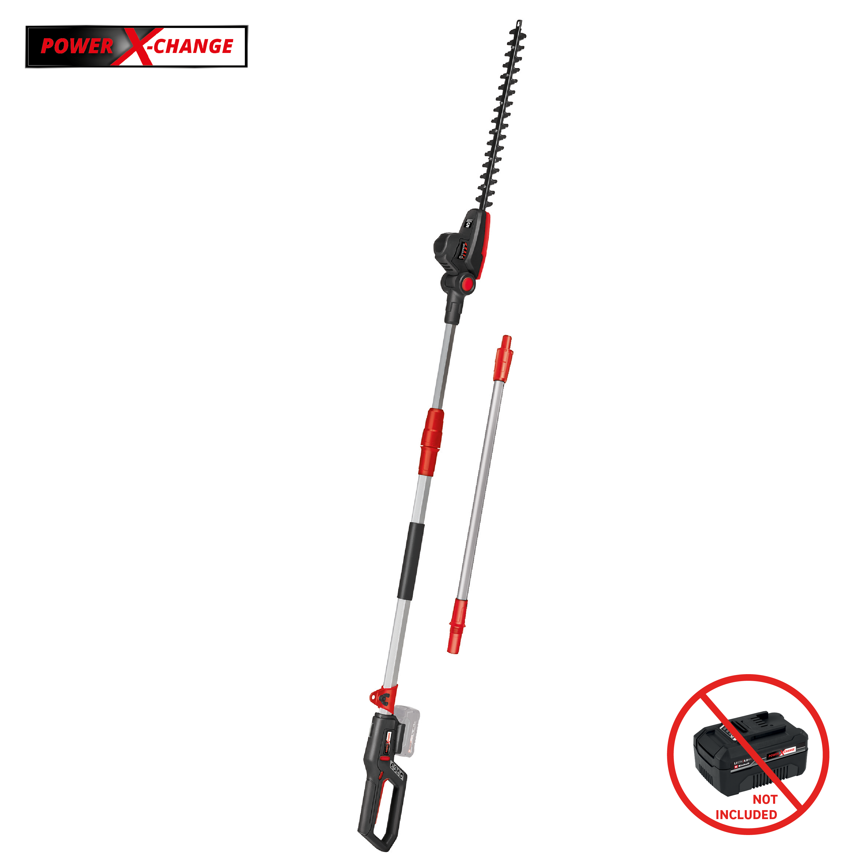 Cortasetos pértiga a batería sterwins 18v 45.0 cm largo cuchilla
