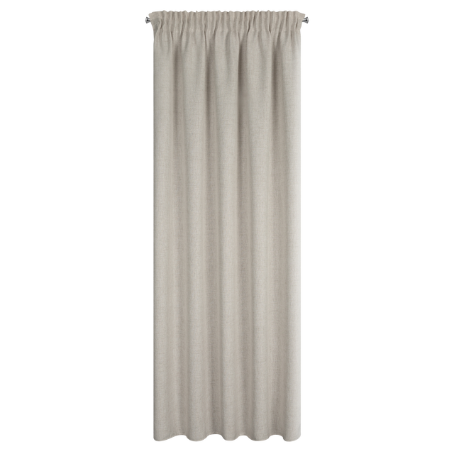 Zasłona Jula beżowa 140 x 270 cm na taśmie