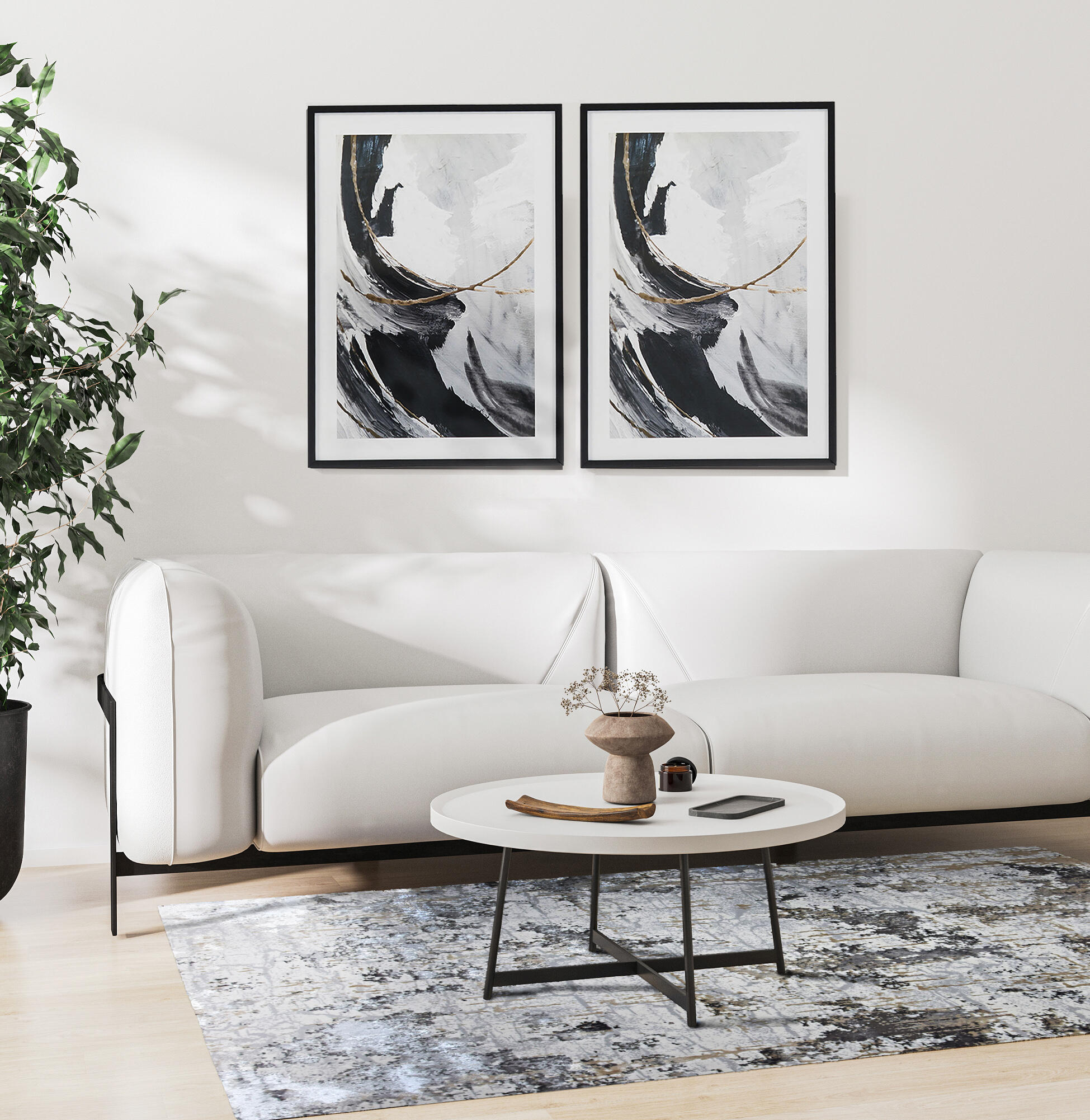 Tapete Batik 080x150cm 47/017 prata - 2