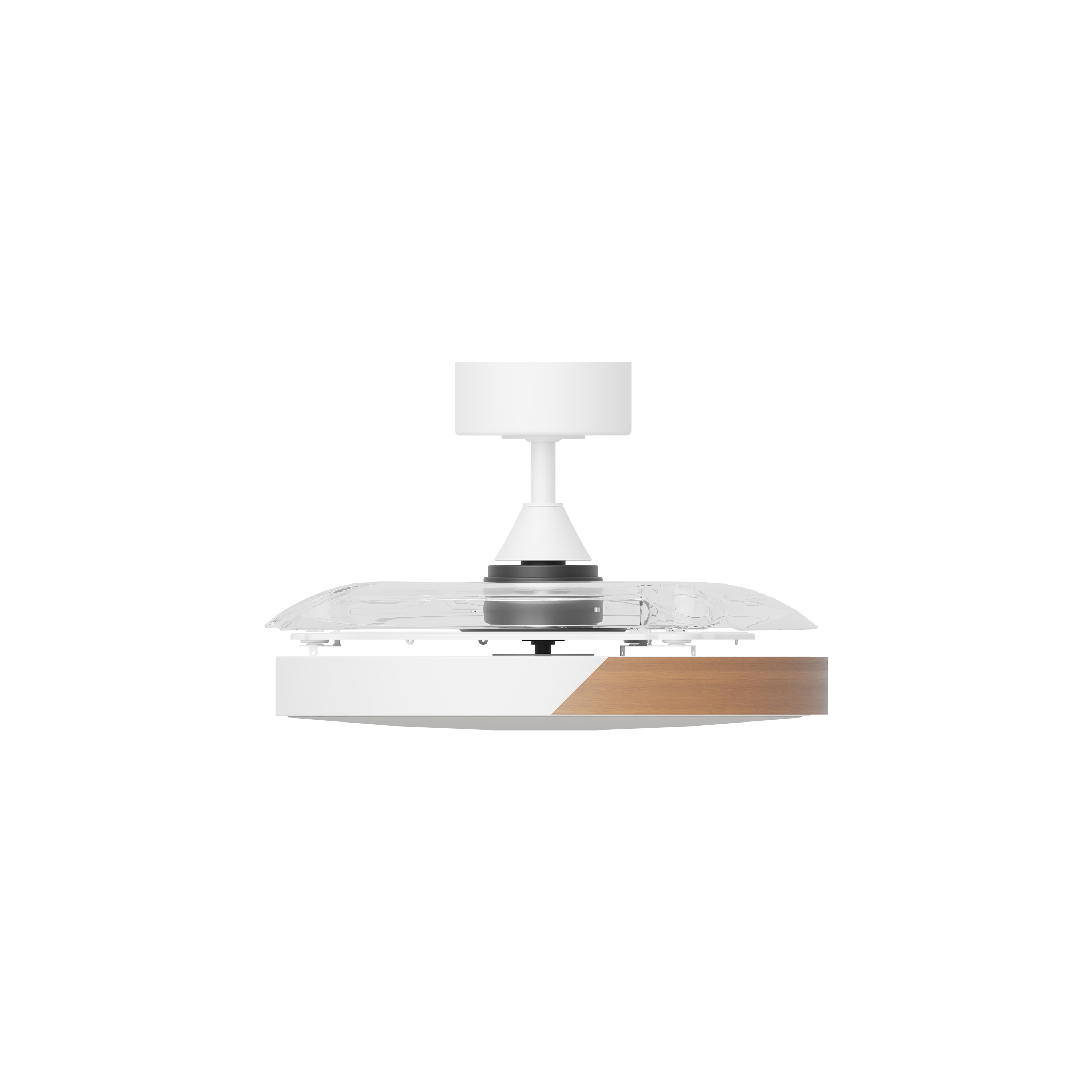Ventilador de techo con luz silencioso DC 38W con mando ø112 cm Furtuna INSPIRE blanco y beige luz CCT 3 aspas retráctiles tipo lámpara| 6 velocidades| modo verano/invierno| temporizador| brisa| recomendado de 13 a 20m² - 14