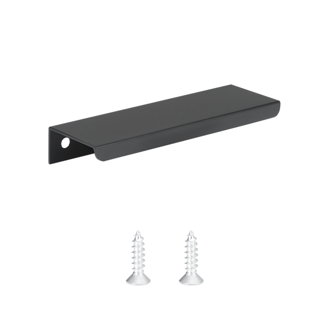 Tirador mueble INSPIRE Livio negro mate distancia entre eje 96 mm