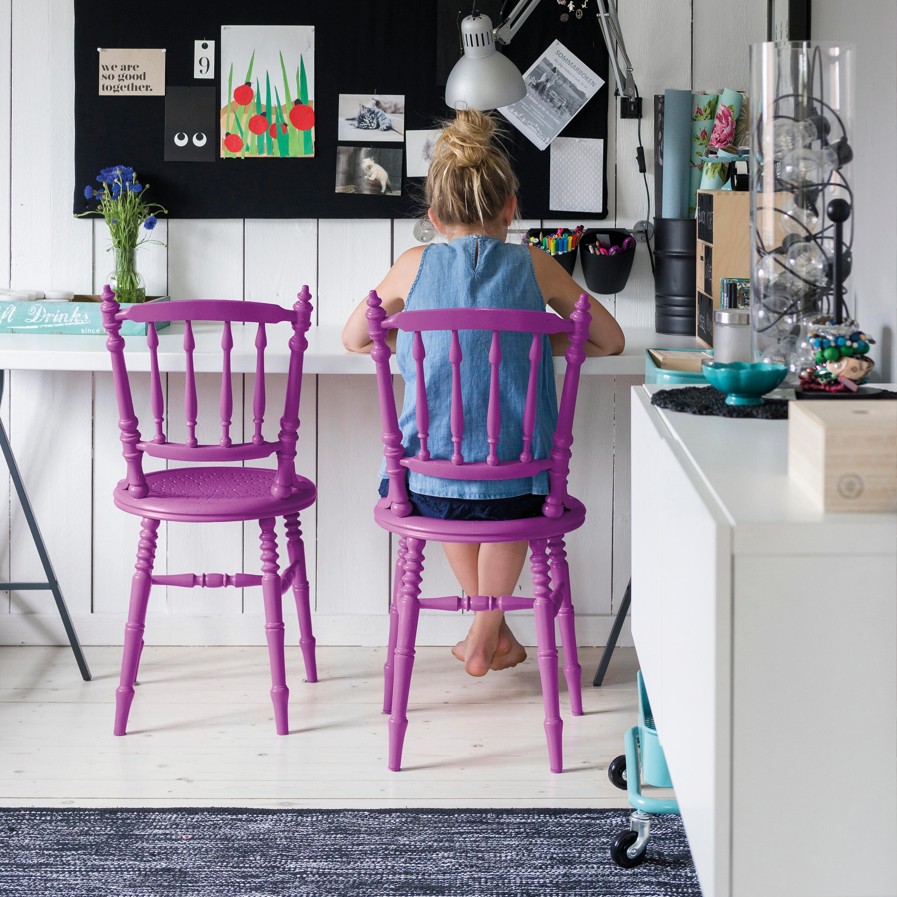 Bombe de peinture Relook tout MAISON DECO ultra-violet brillant 400 ml - 4