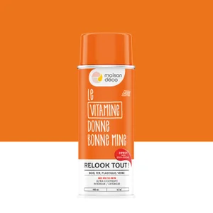Bombe de peinture Relook tout MAISON DECO vitamine brillant 400 ml Leroy Merlin Les bons plans des petits projets avant l'été
