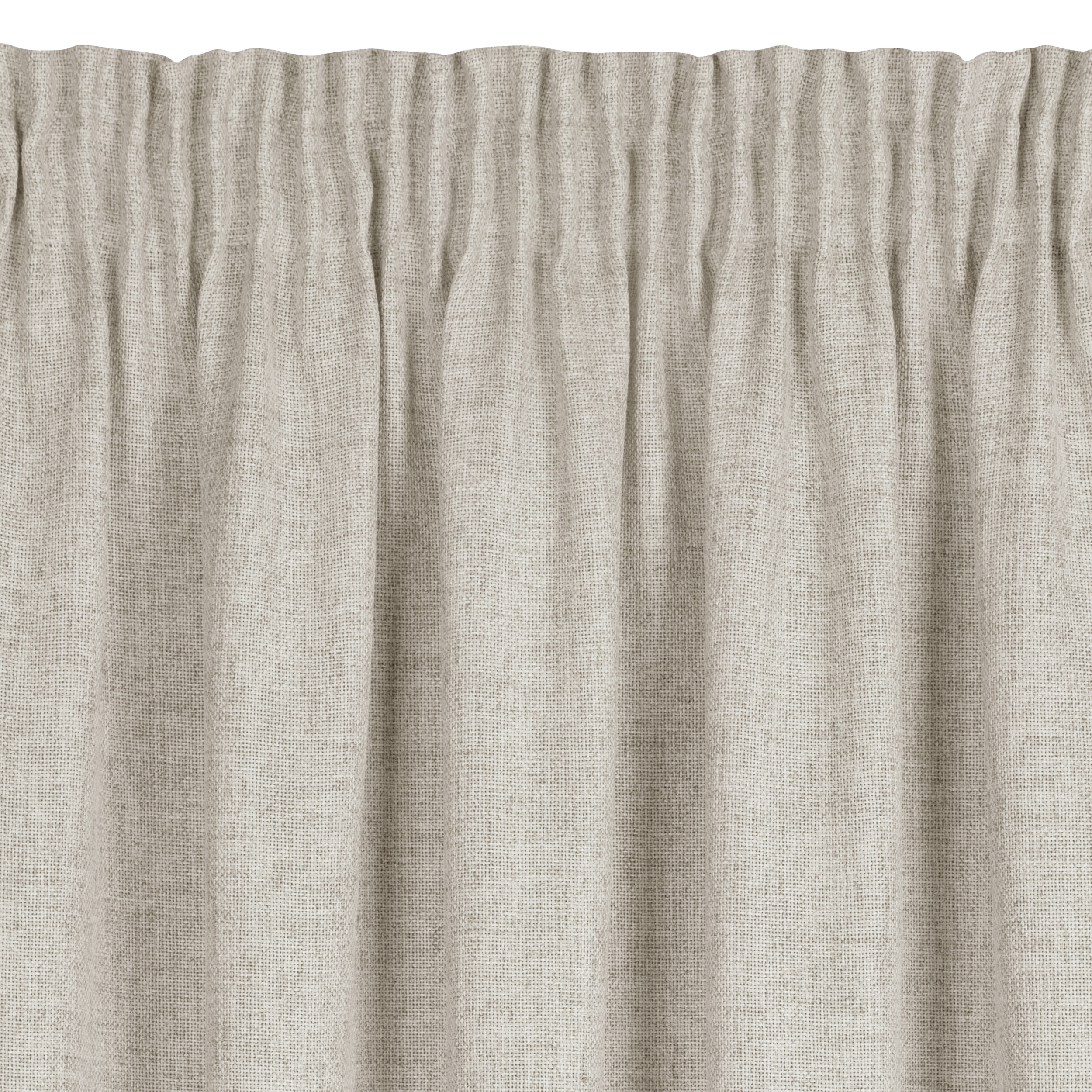 Zasłona Jula beżowa 140 x 270 cm na taśmie - 3