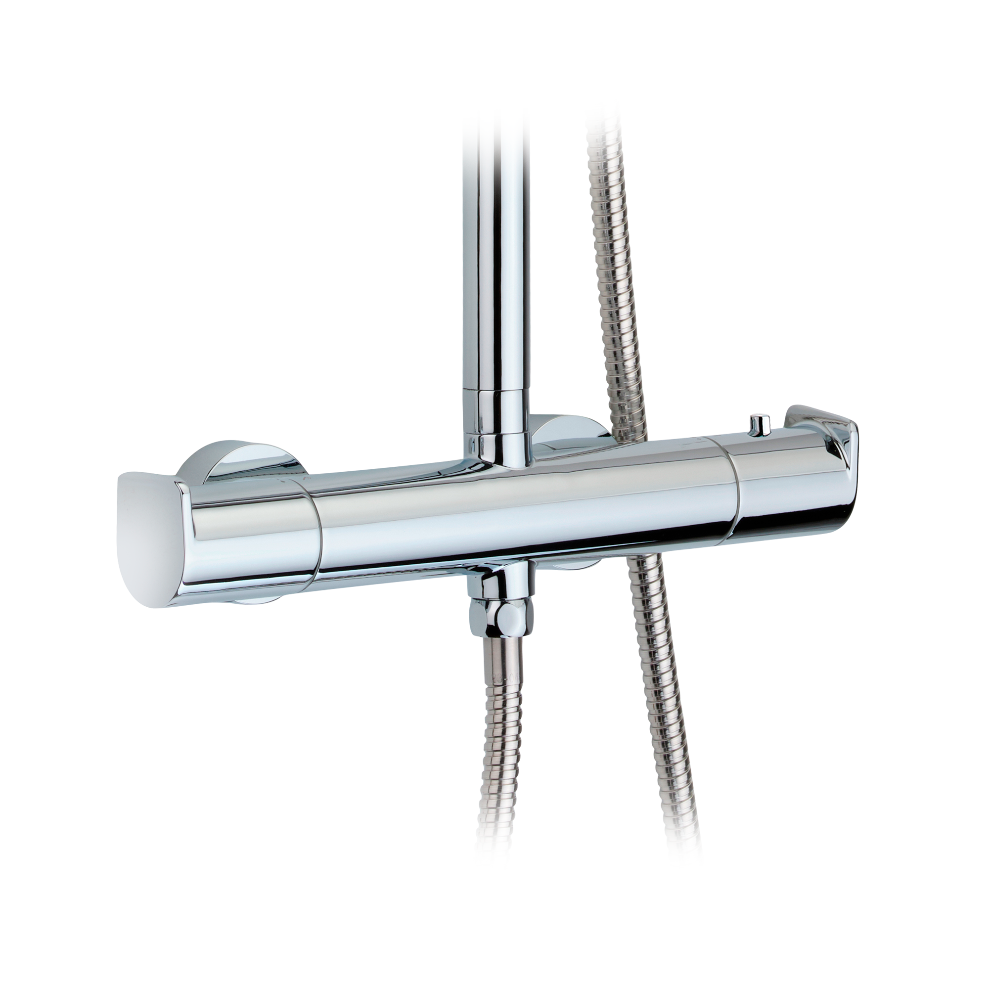 Conjunto de duche termostático cromado Ethika - 10