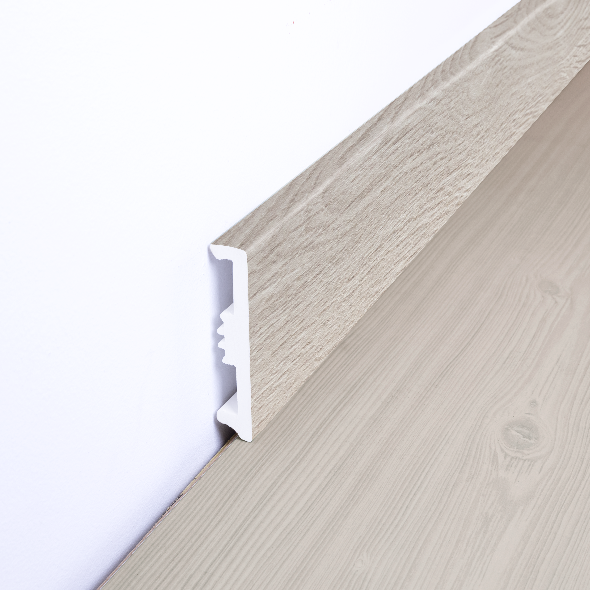 Rodapé poliestireno bege 15x70x2400 mm Artens - 3