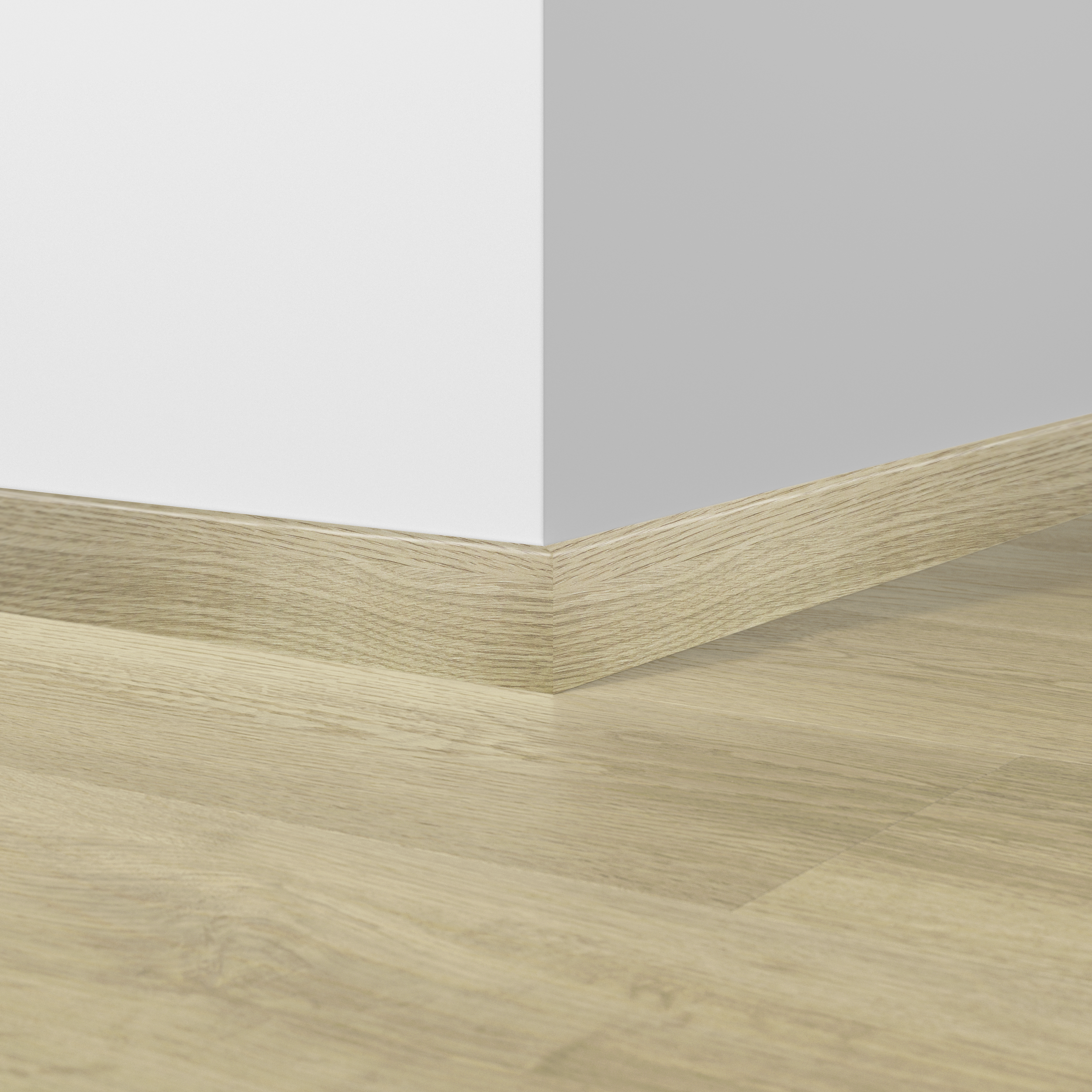 Rodapié de poliestireno ARTENS H2O color marrón NAT345 de 80x15x2400mm - 2