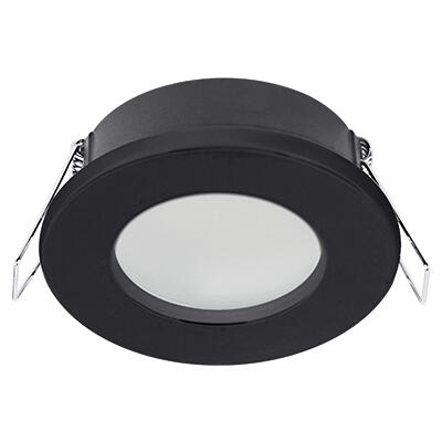 Foco empotrado INSPIRE Lecco redondo negro IP65 | Leroy Merlin