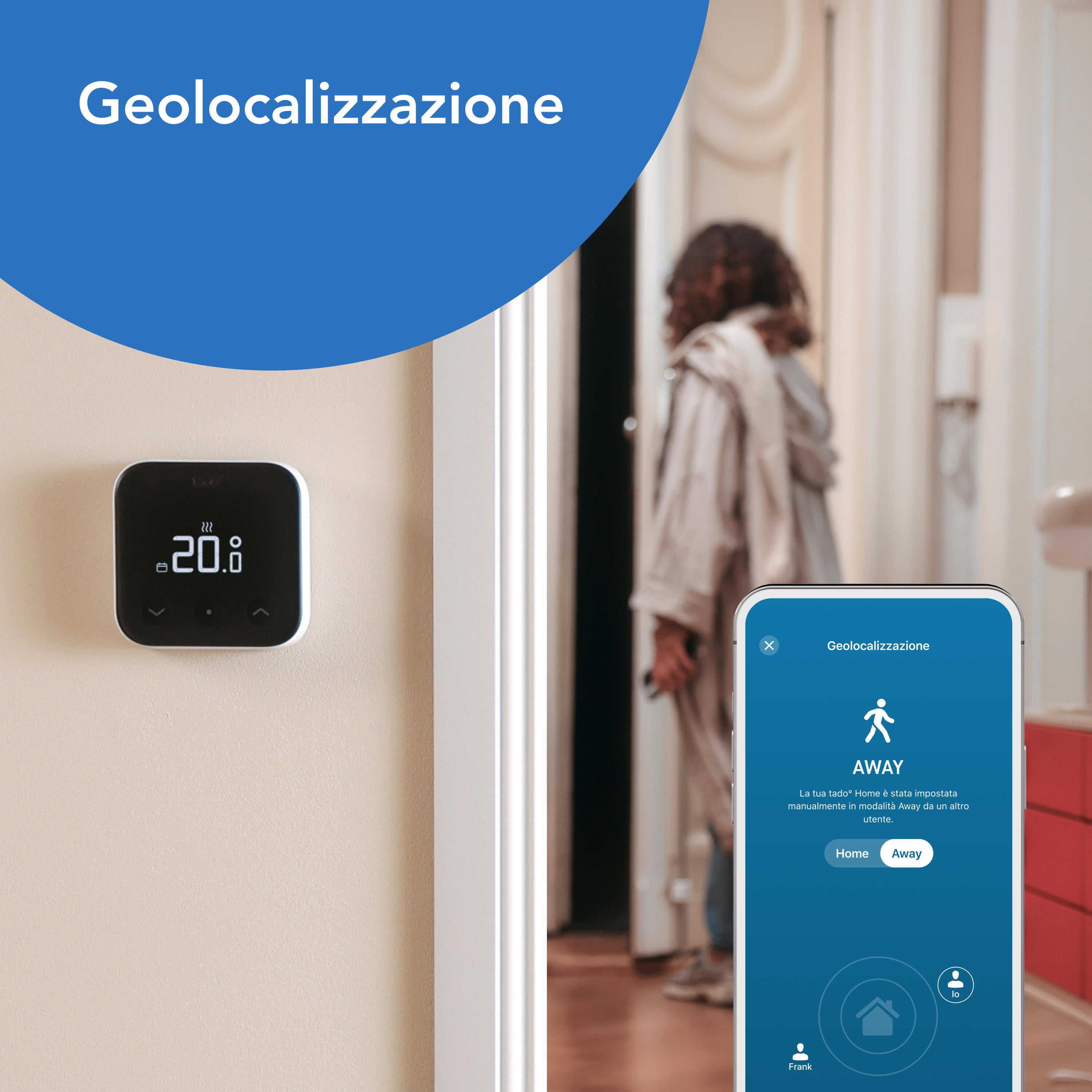 Termostato intelligente e connesso a parete WIFI TADO X kit di base Nero - 6
