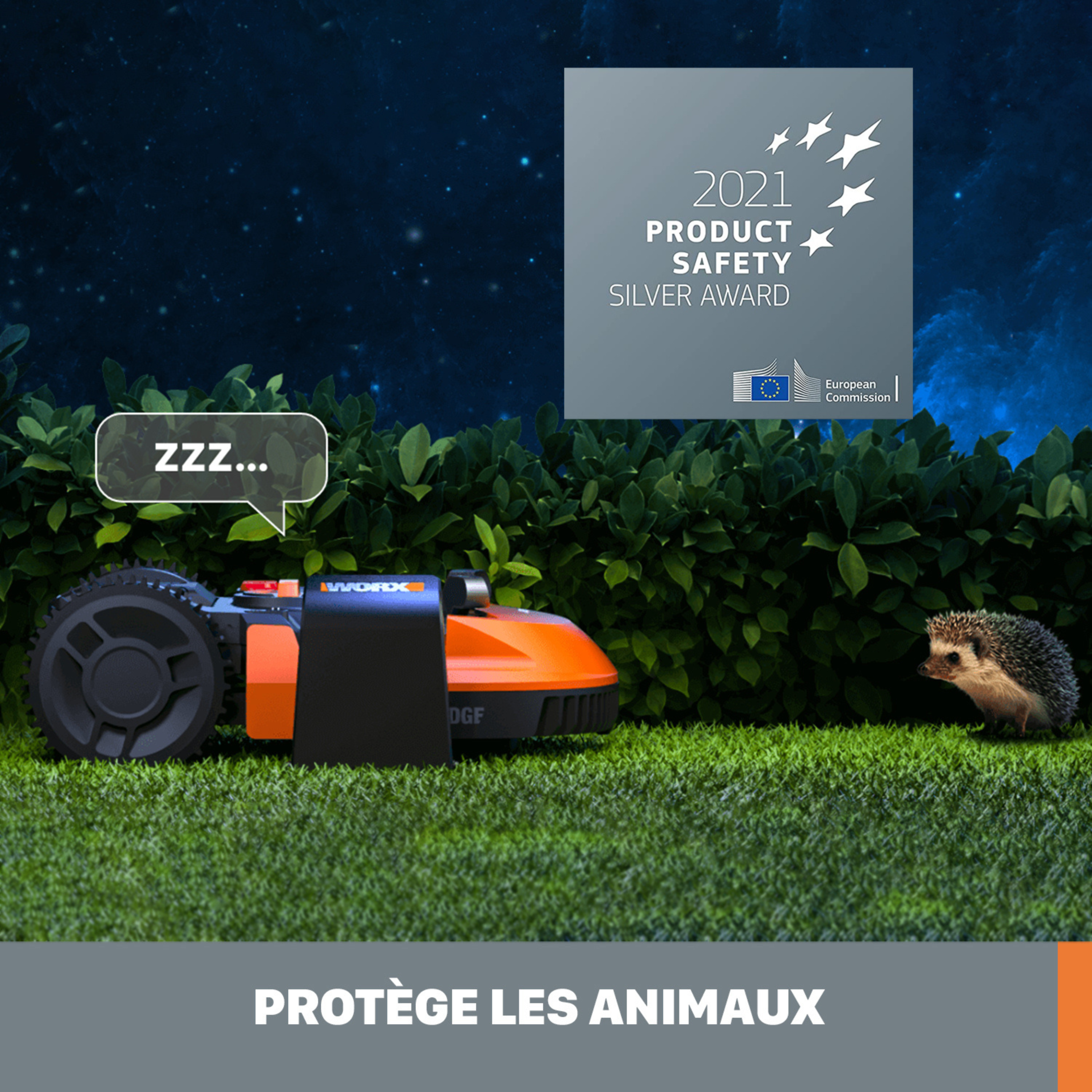 Robot tondeuse connecté WORX LANDROID PLUS - Jusqu'à 600m² - WR166E - 4