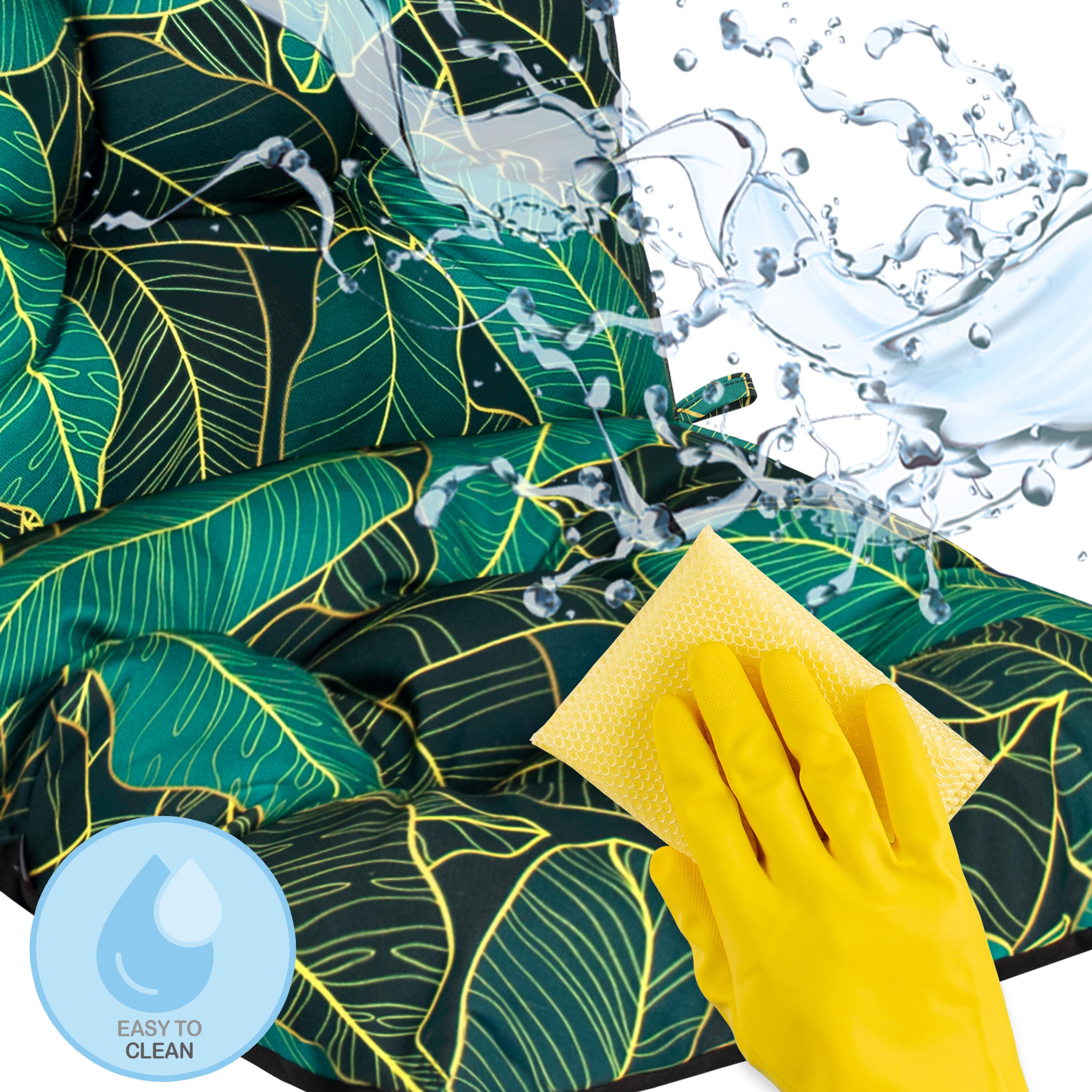 Poduszka na fotel/krzesło ogrodowe Lana Silla Duo 125x50 cm Domarex - 3