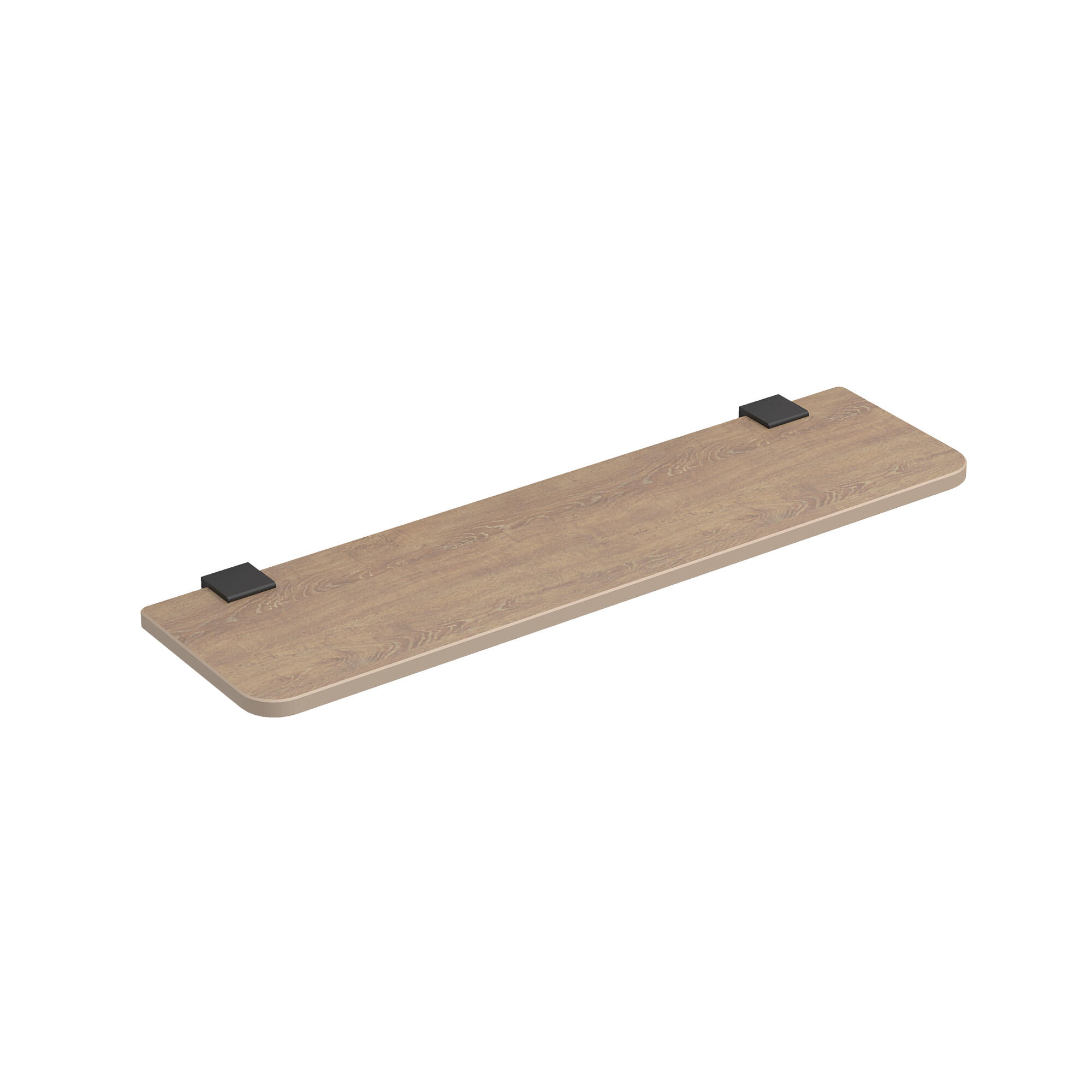 Estante de baño vesta negro 30x1x12.5 cm