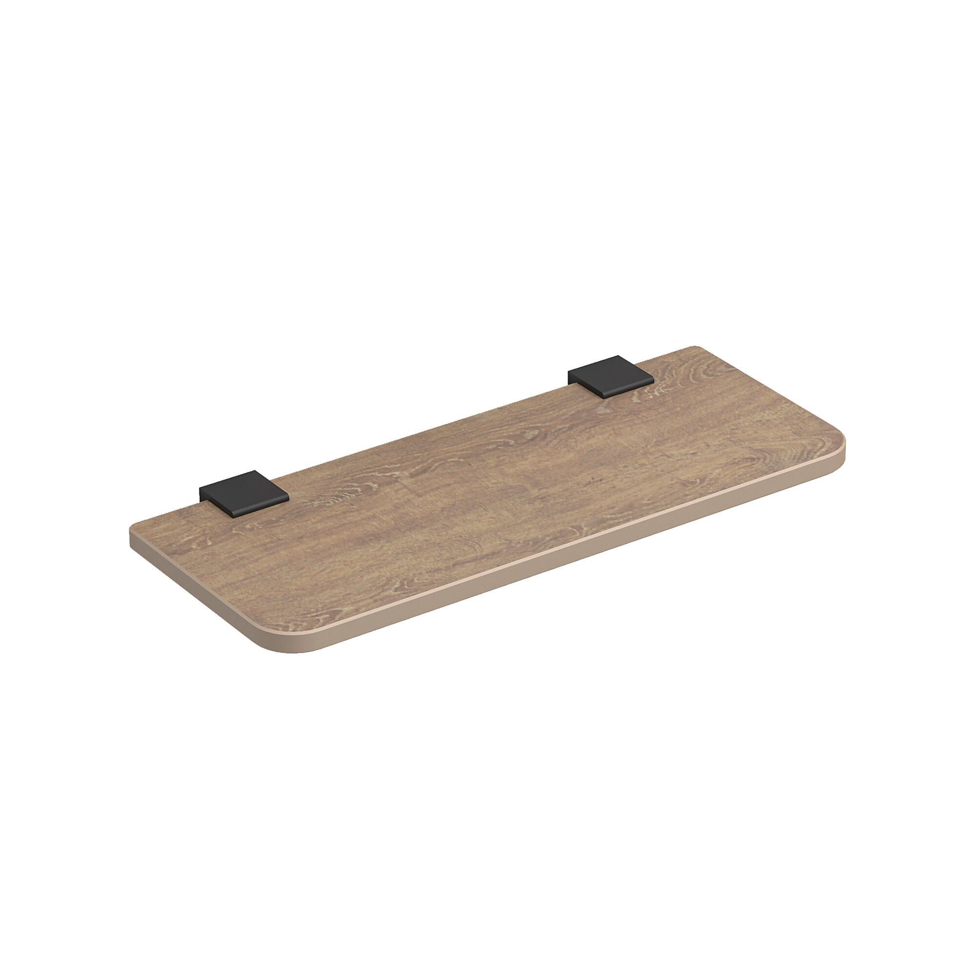 Estante de baño vesta negro 30x1x12.5 cm
