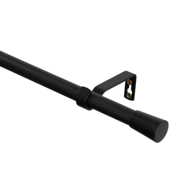 Karnisz Eris 160 cm pojedynczy czarny mat 19 mm Inspire