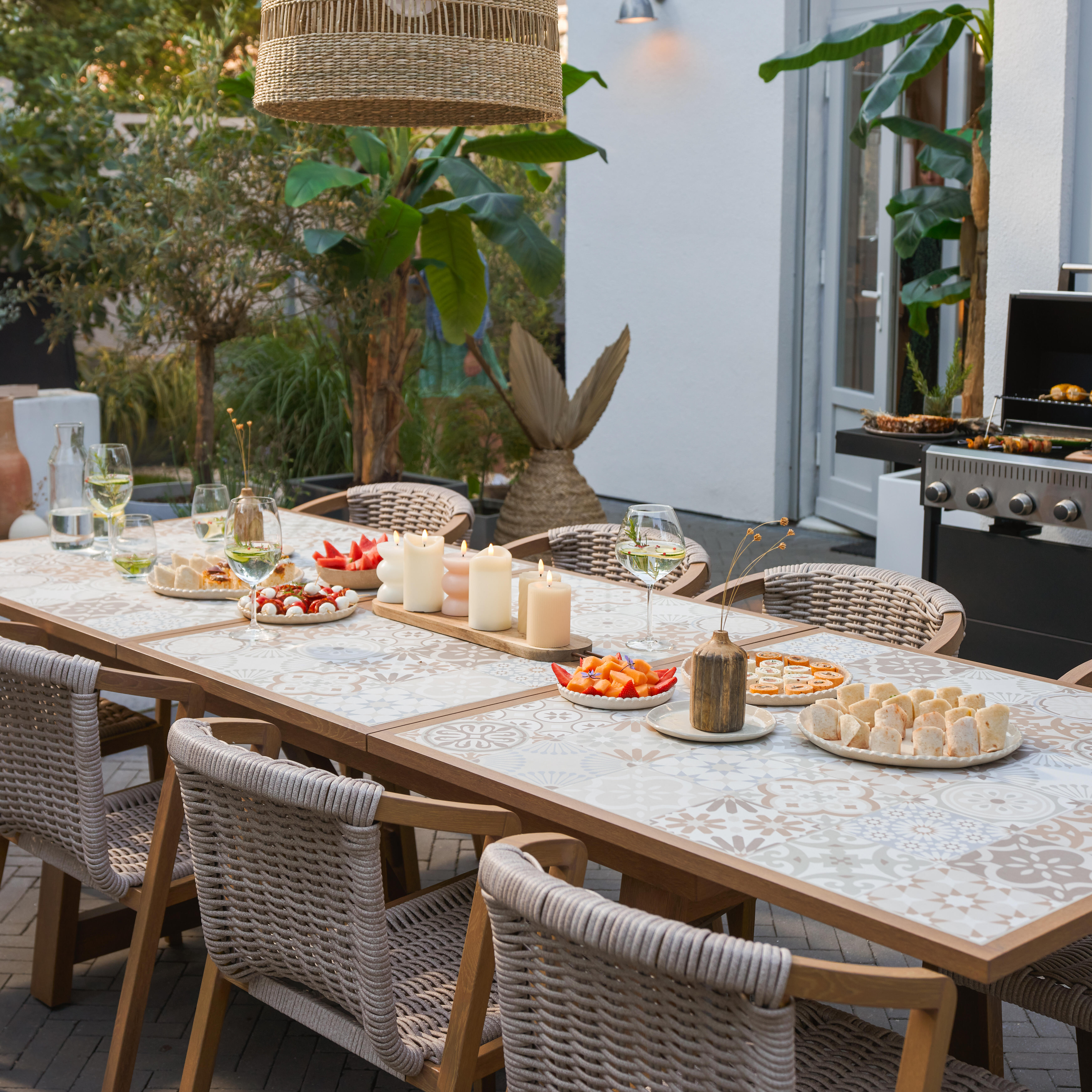 Chaise en aluminium et résine effet naturel Gaia NATERIAL - 16