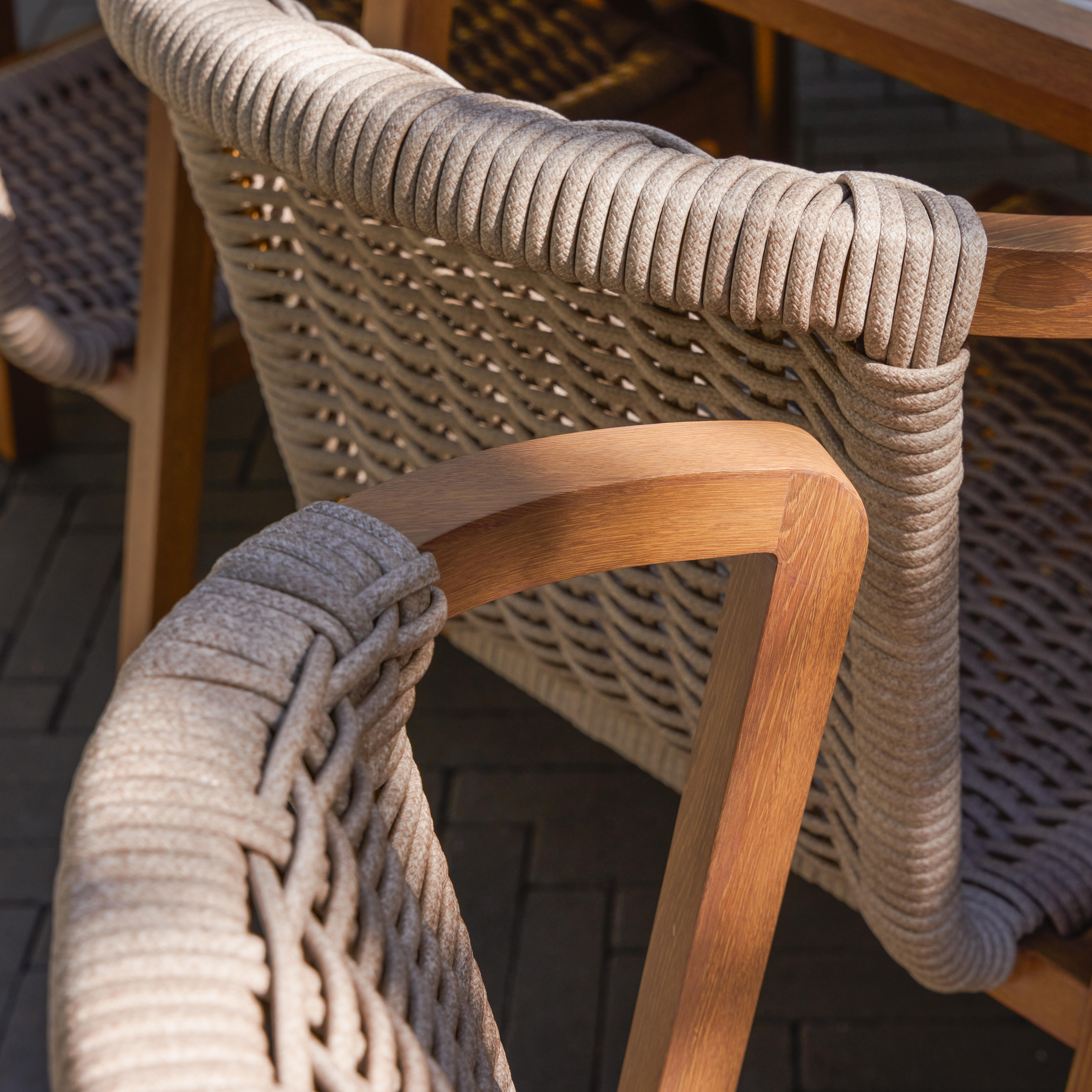 Chaise en aluminium et résine effet naturel Gaia NATERIAL - 13