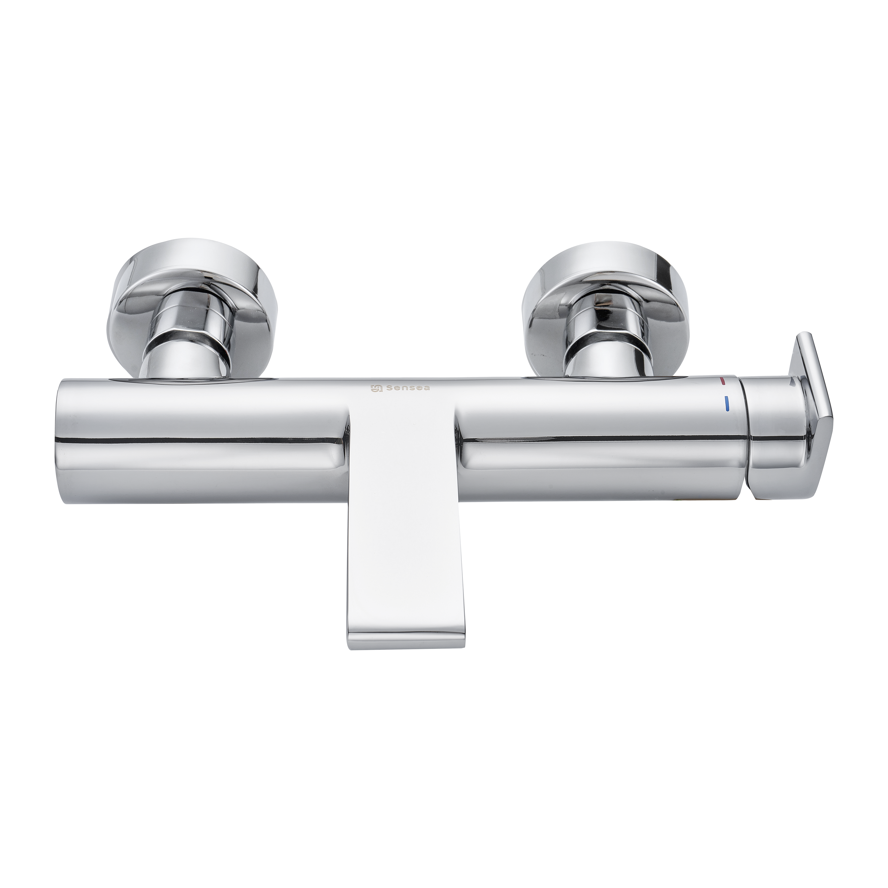 Grifo de bañera monomando SENSEA Cinta cromo brillo Latón - 11