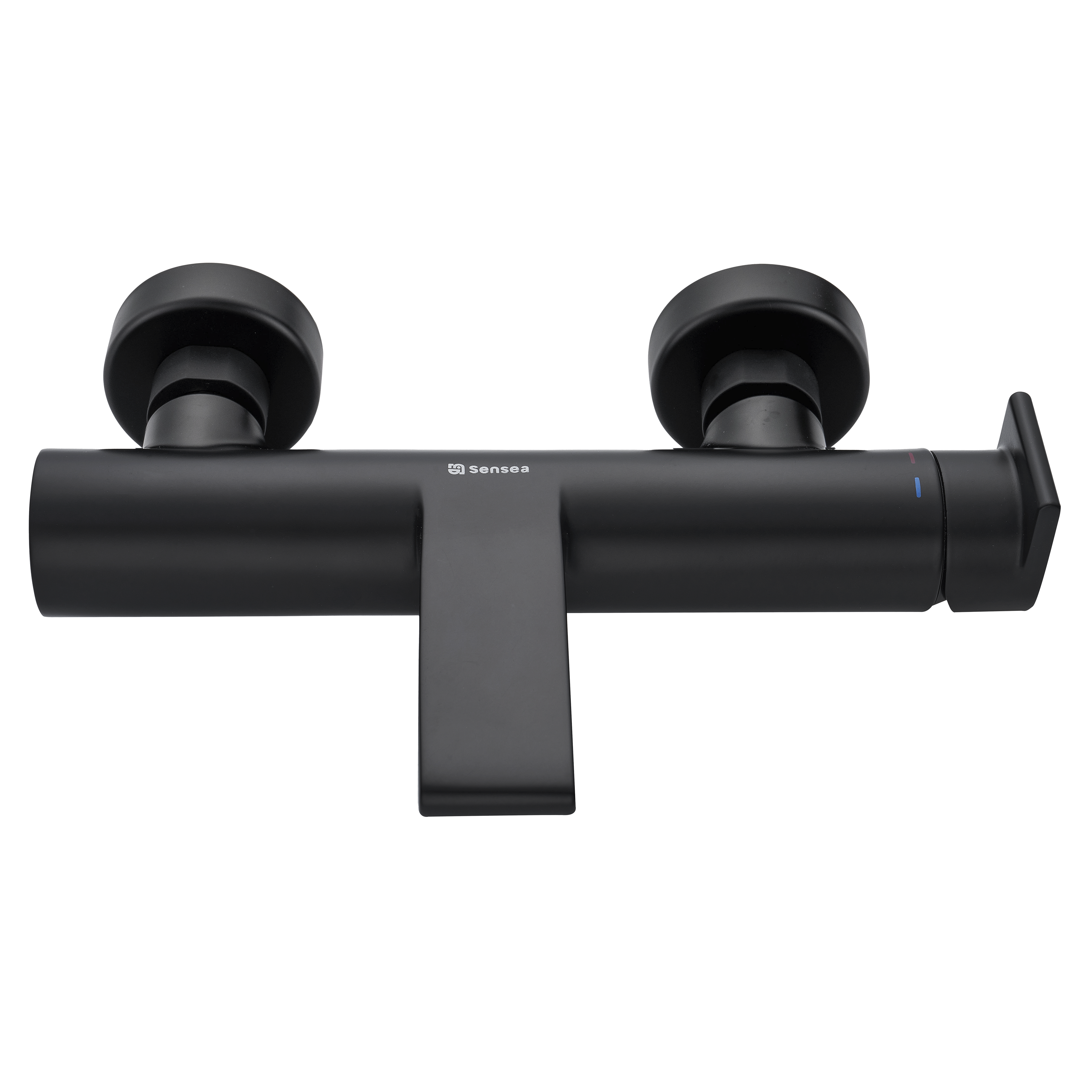 Grifo de bañera monomando SENSEA Cinta negro mate Latón - 11