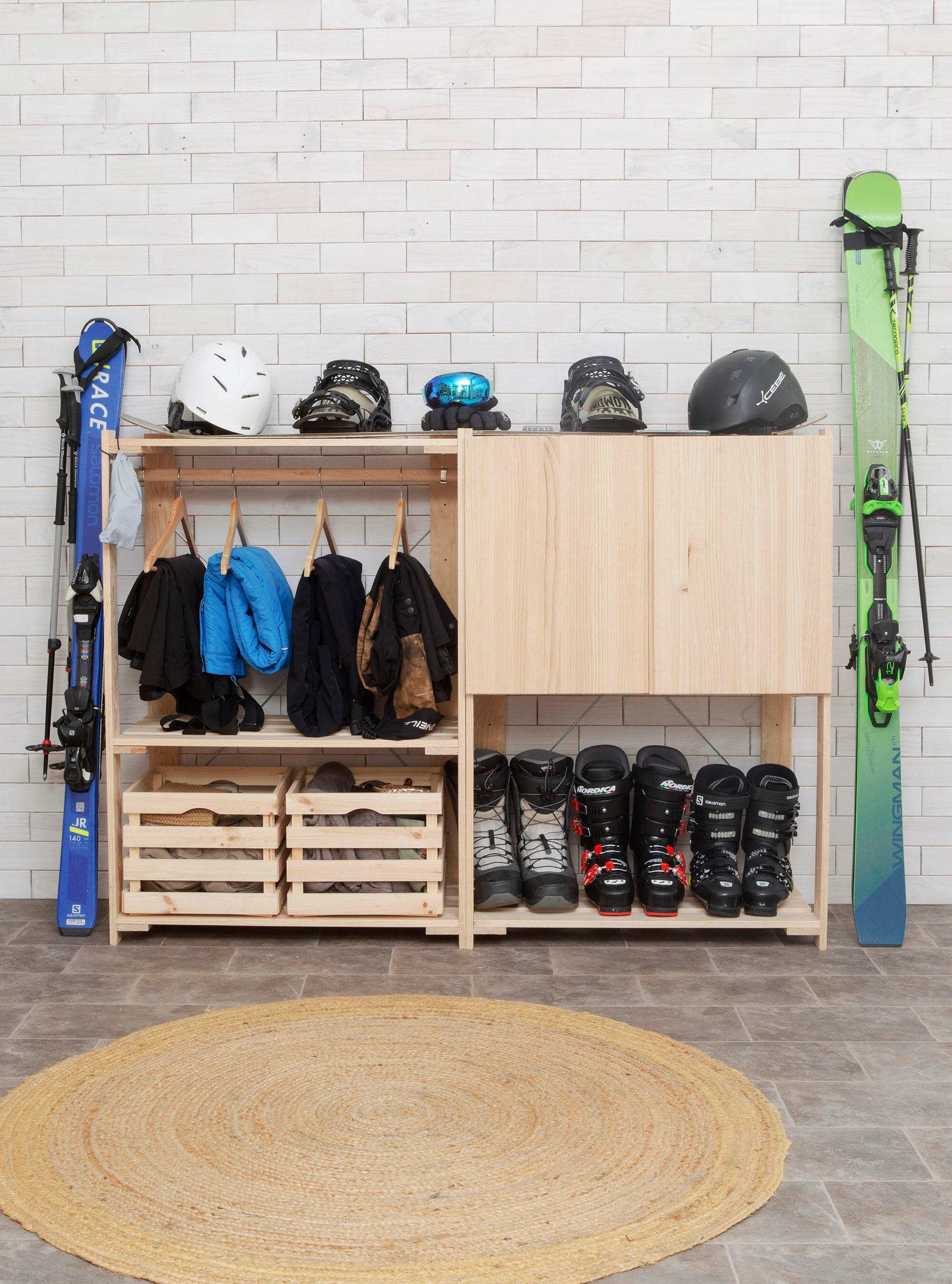 Caixa 26x33x33 cm madeira Nova - 11