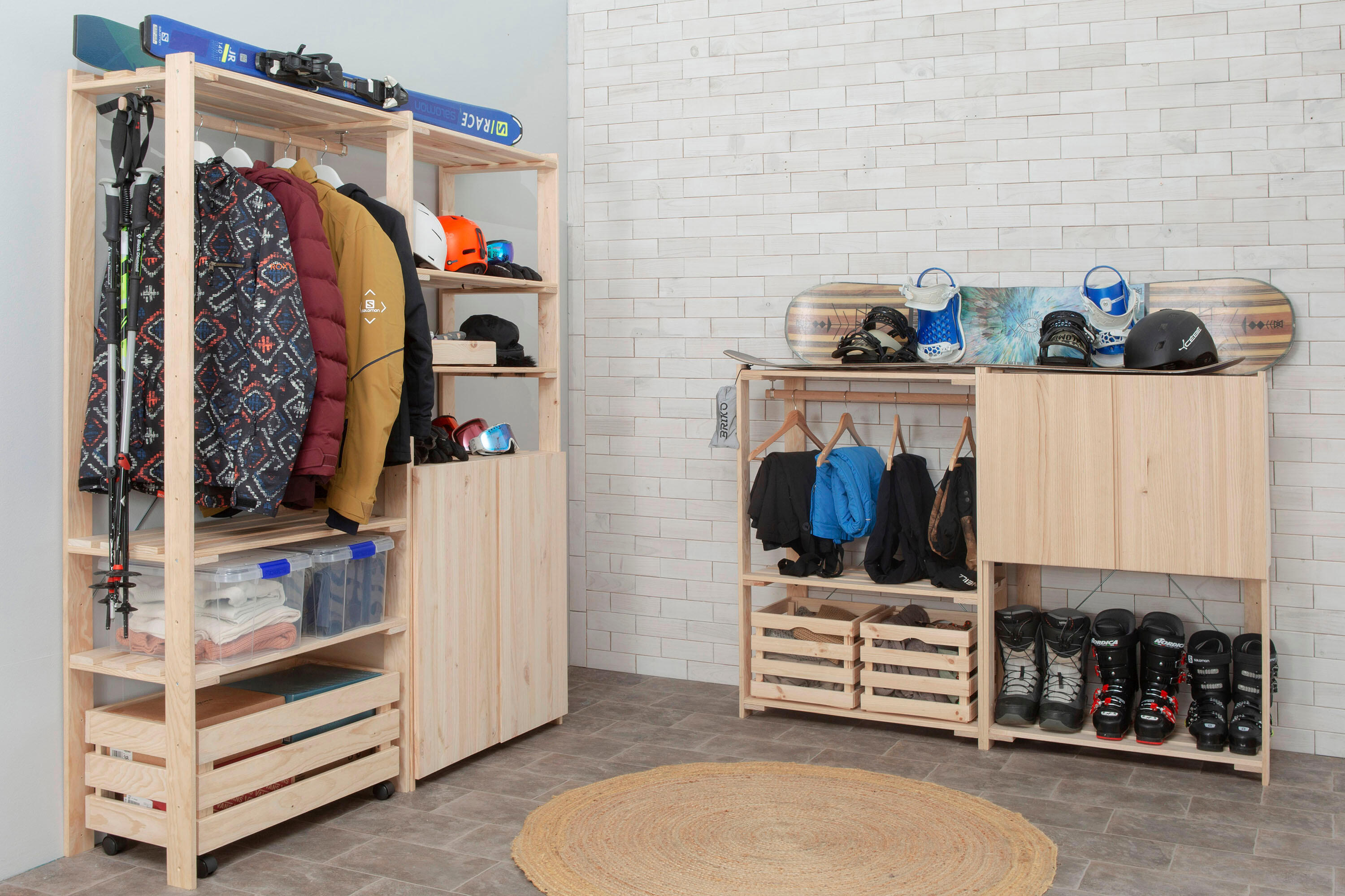 Caixa 26x68x33 cm madeira Nova - 8