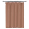 Cortina cinta frunce, trabillas Lenaya 100% lino de 200x280cm INSPIRE liso terracotta. Incluye cinta termoadhesiva