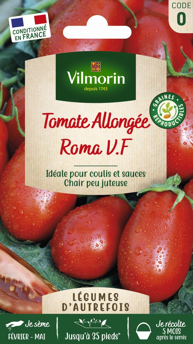Graines de tomate roma  VILMORIN 0.2 g