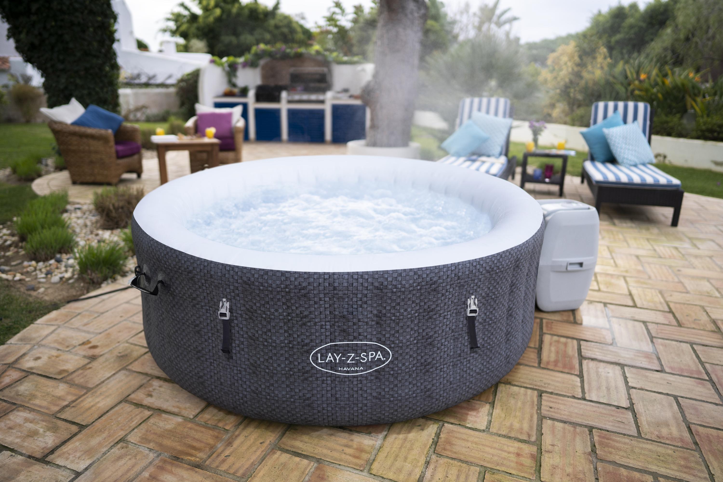 Spa gonflable LAY-Z HAVANA BESTWAY, 2/4 places, rond - 10