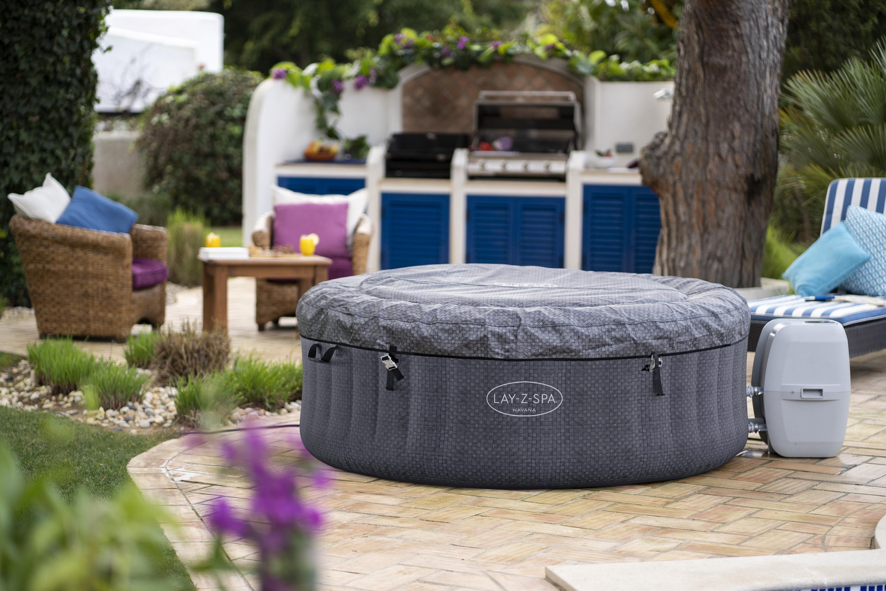Spa gonflable LAY-Z HAVANA BESTWAY, 2/4 places, rond - 9