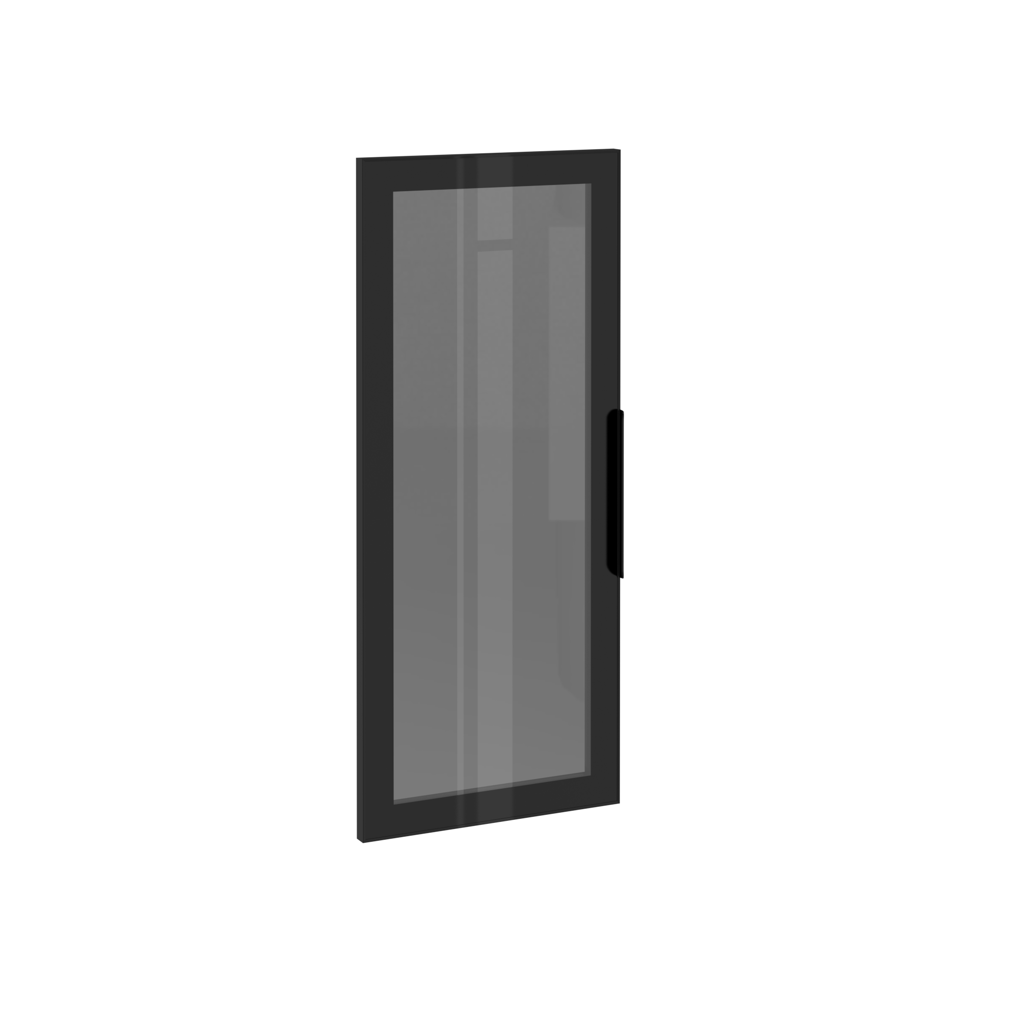 Puerta de cocina vitrina samara negro h 38.4 x l 90 cm