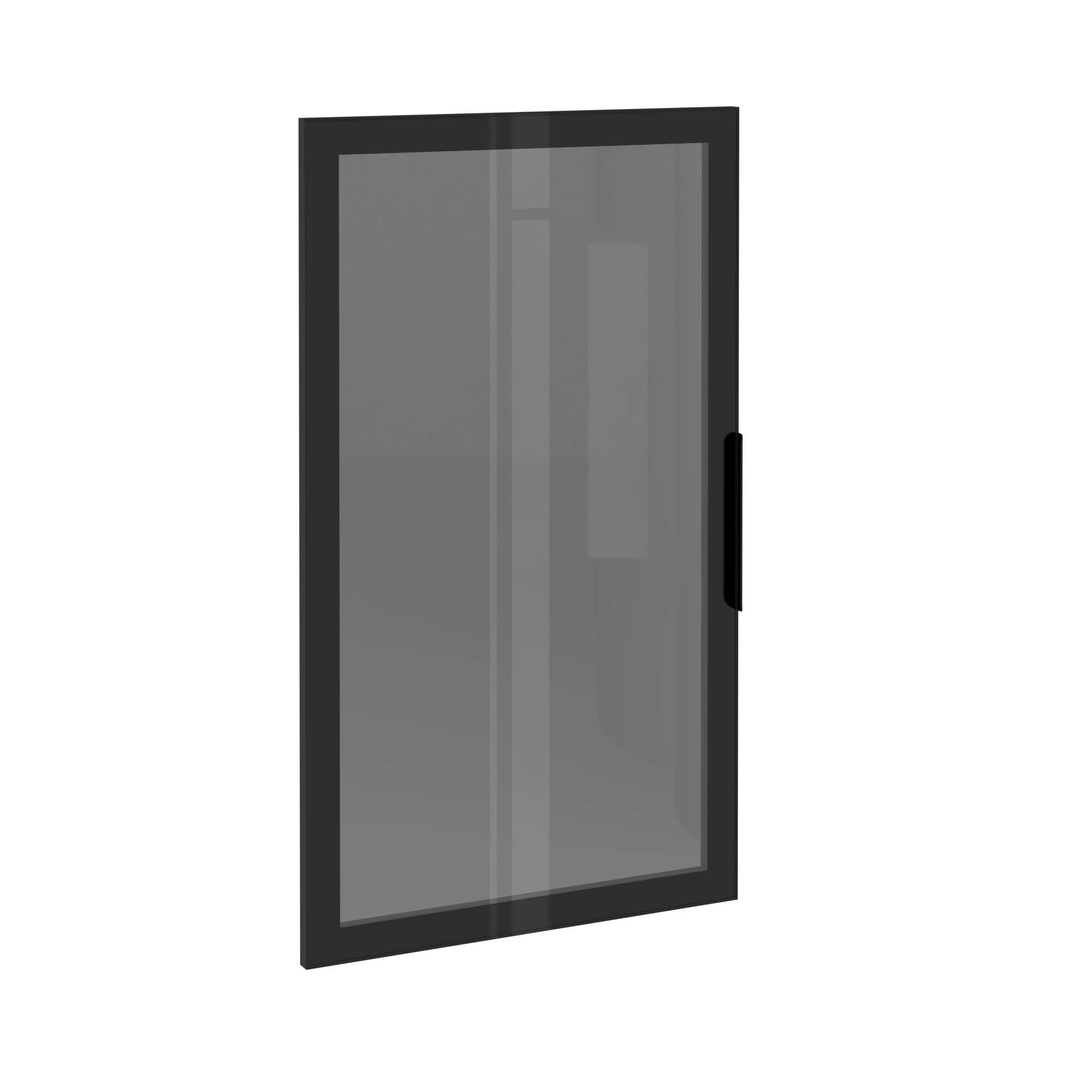 Puerta de cocina vitrina samara negro h 102.4 x l 60 cm
