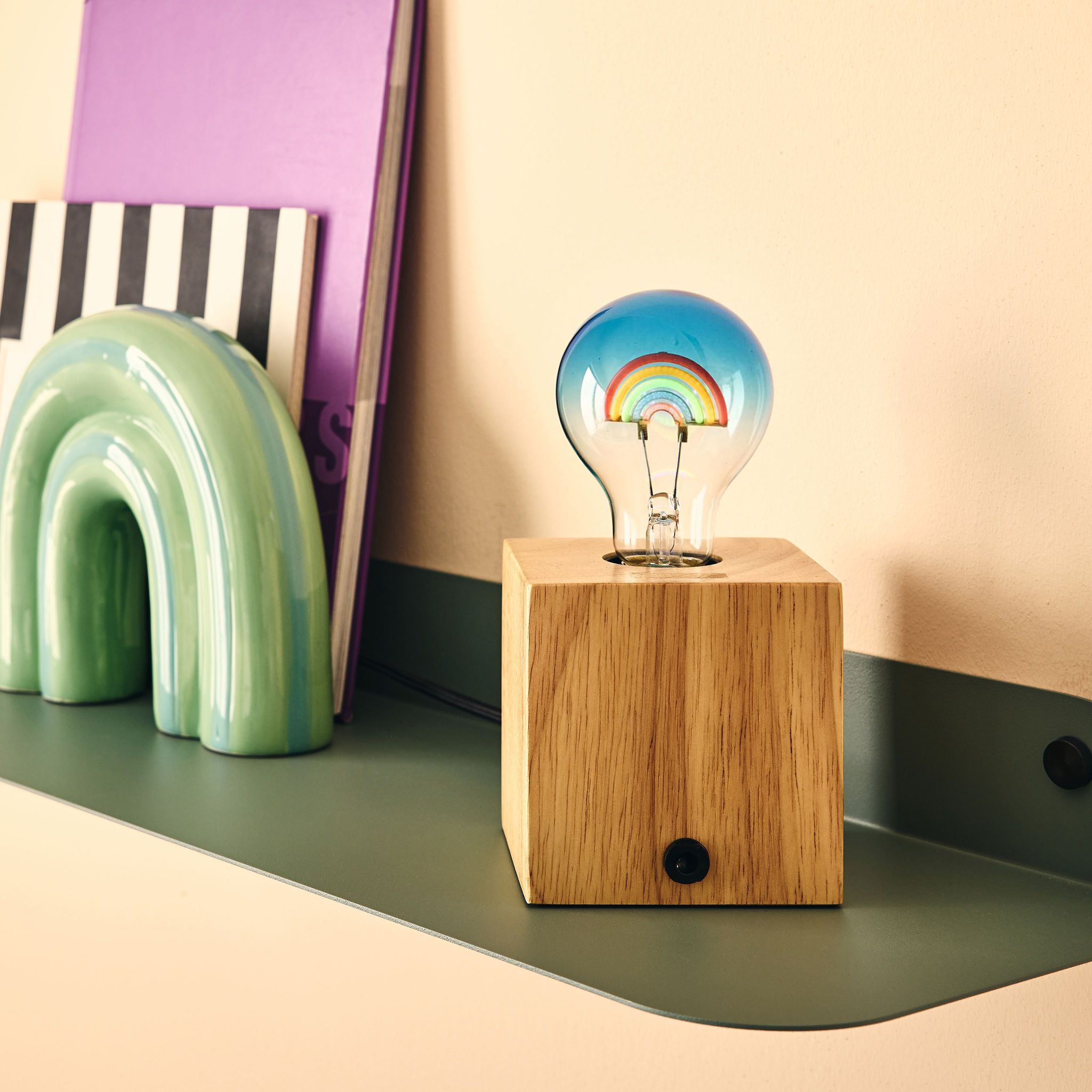 Żarówka dekoracyjna LED E27 Rainbow G80 Lexman - 3