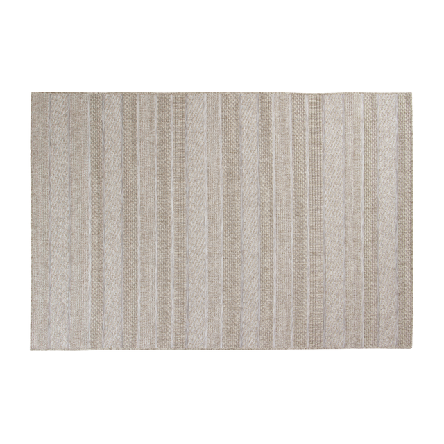 Tappeto Semba geometrico beige, L 170 x L 120 cm
