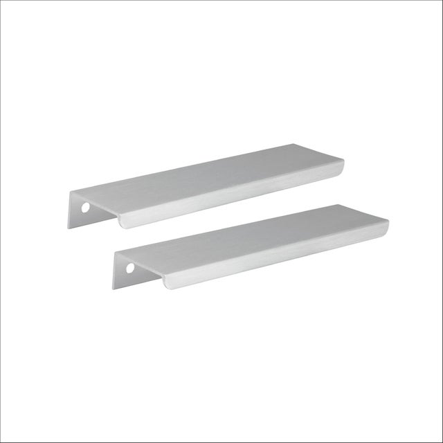 2 Tirador para mueble de cocina INSPIRE serie LIVIO en aluminio distancia entre eje 302 mm