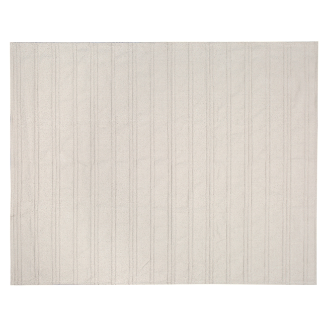 Tappeto Cotty paper 2 in cotone reversibile beige, L 120 cm su misura