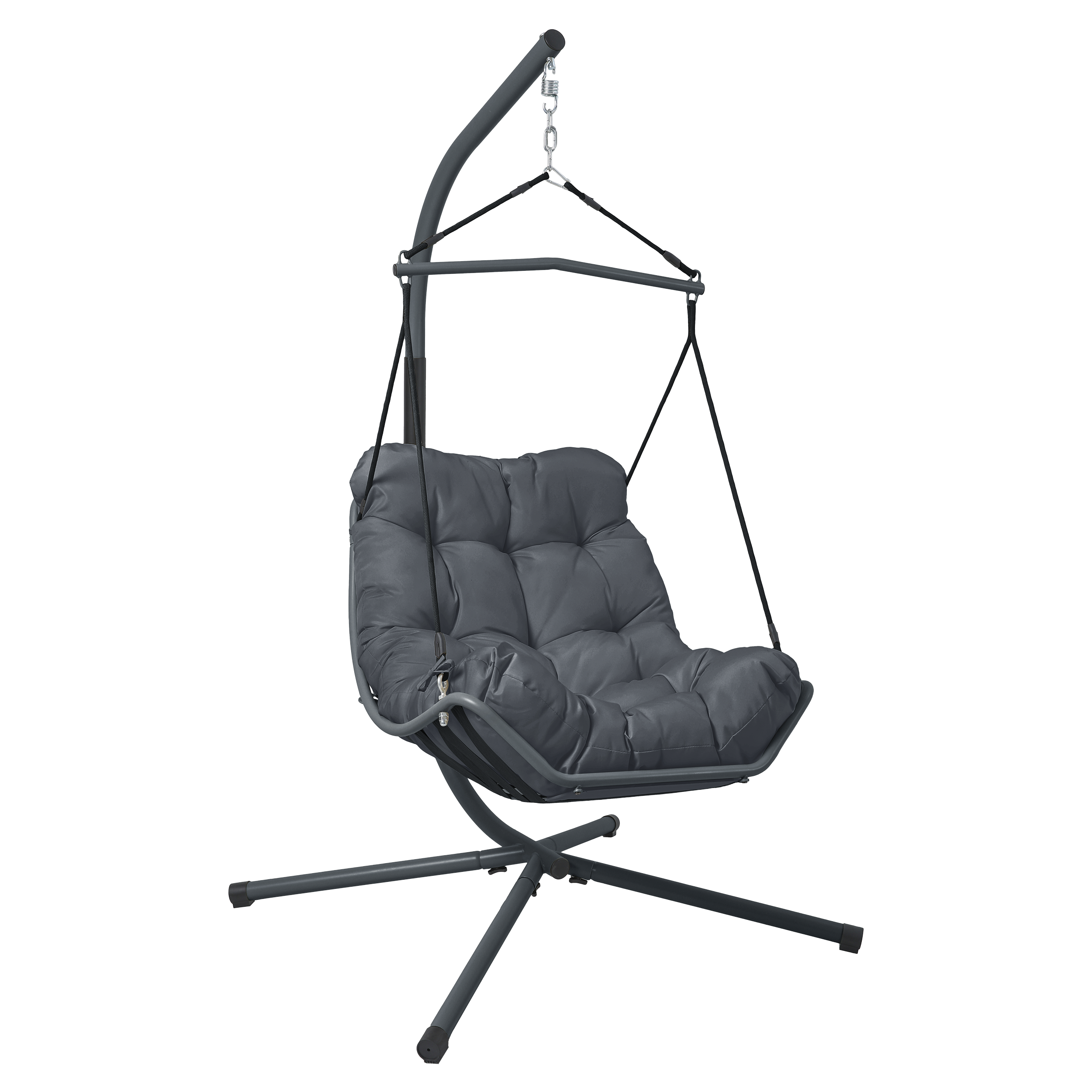 Fotel wiszący kokon Vibe II antracytowy Esti&Esta