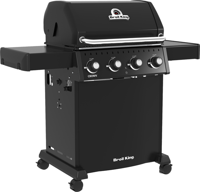 Grill gazowy 11,4kW CROWN 410 SHADOW Satyna 4 palniki + reduktor Broil King