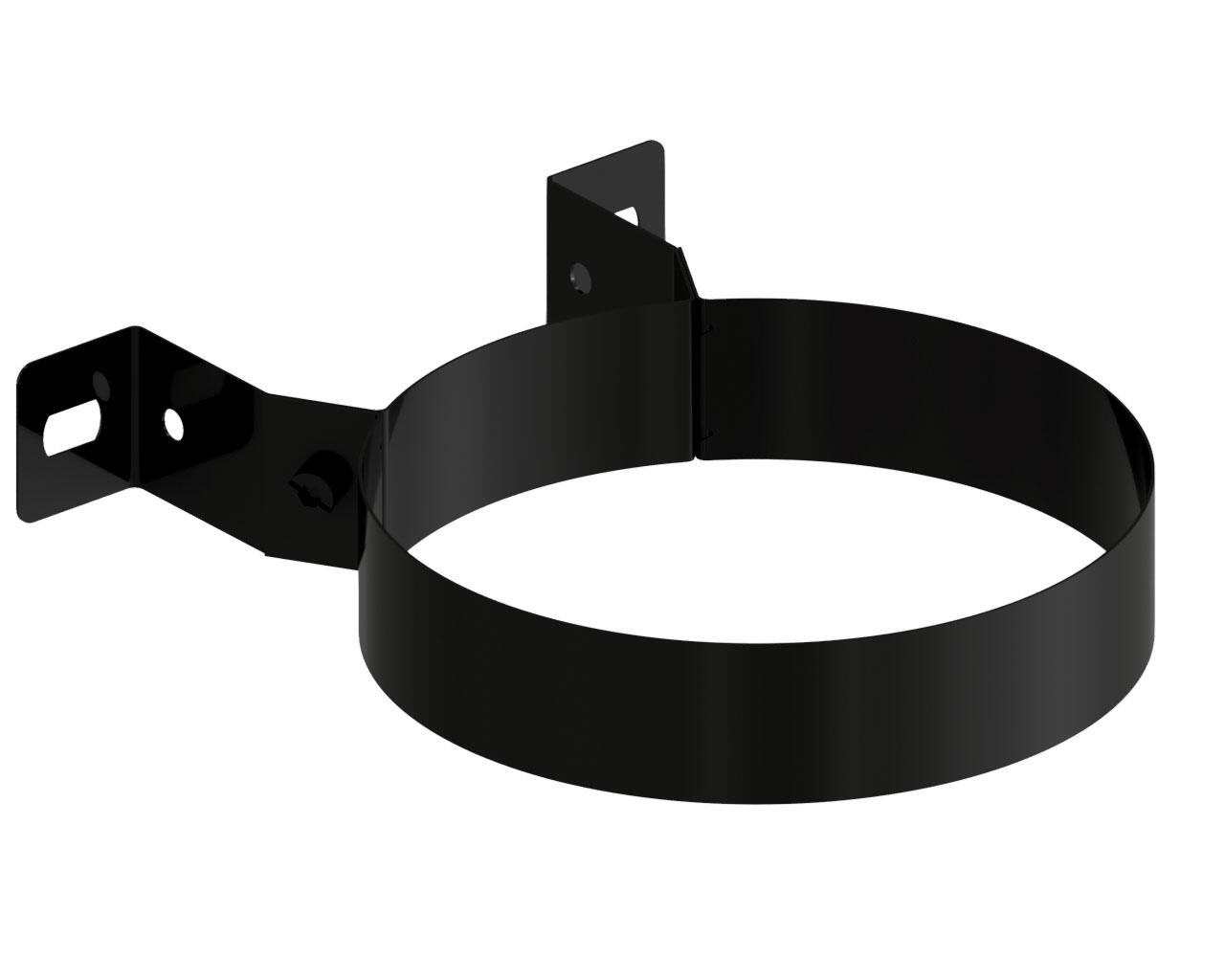 Soporte mural para tubos de acero vitrificado para estufas de leña d200mm