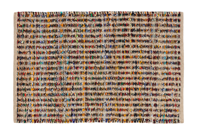 Tapete de juta Baki 120X170cm multicores Inspire
