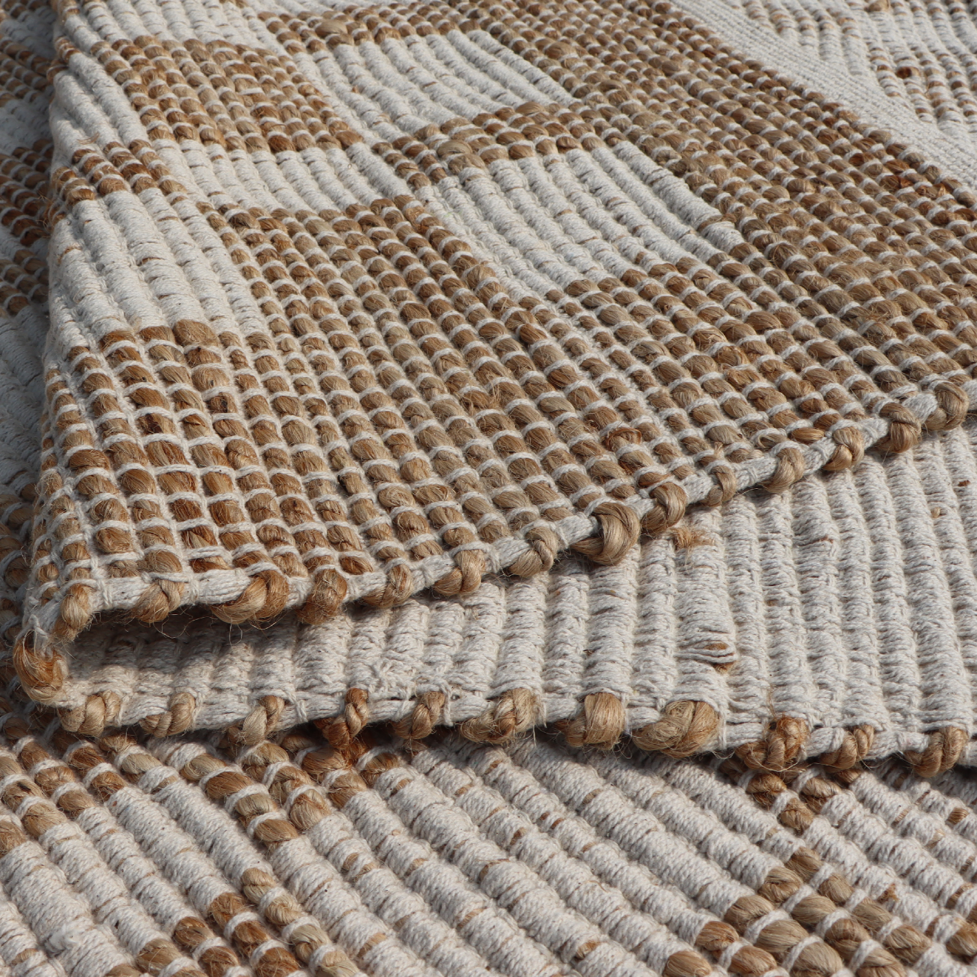 Tapete Checks 160X230cm nature Inspire - 6