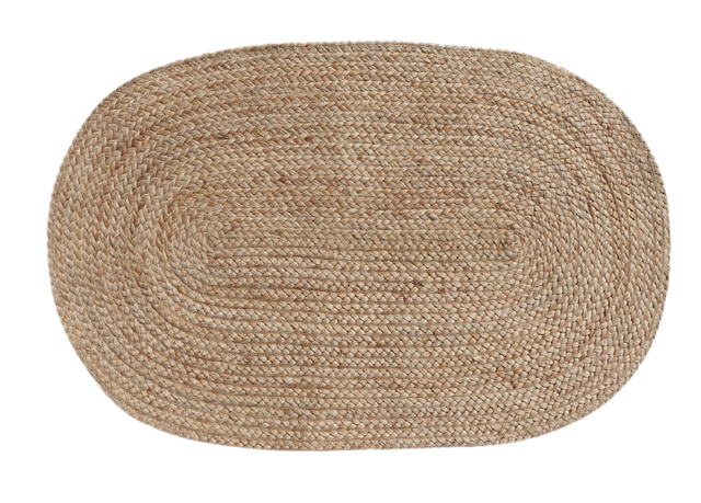 Tapete de Juta oval Nils 50X80cm natural Inspire