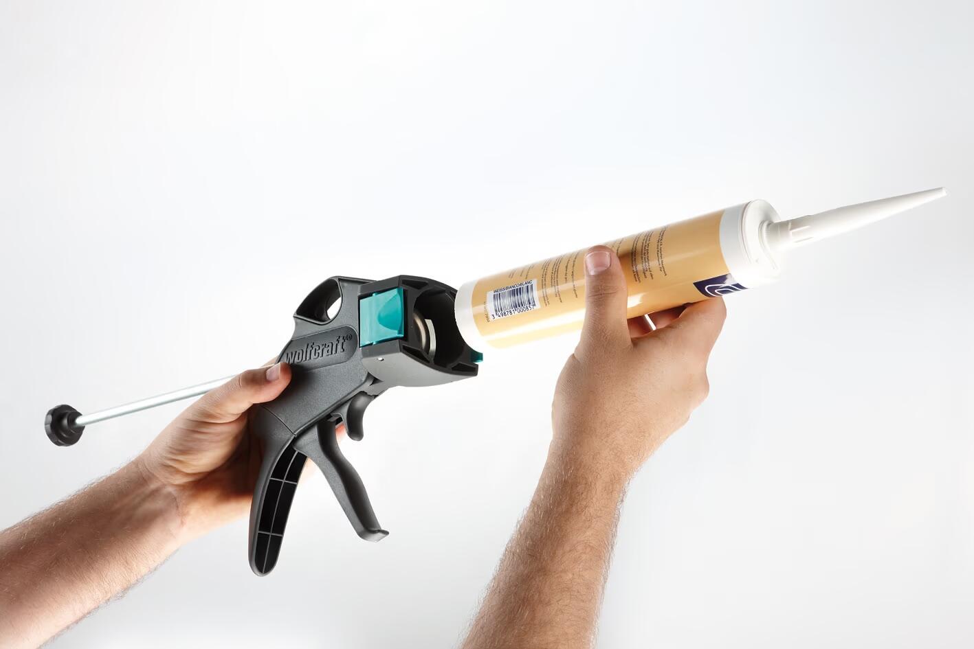 Pistola para cartuchos de silicone / acrílico Wolfcraft MG300 - 5
