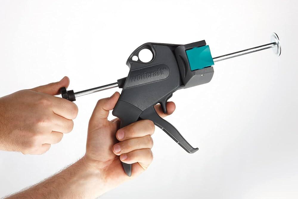 Pistola para cartuchos de silicone / acrílico Wolfcraft MG300 - 4