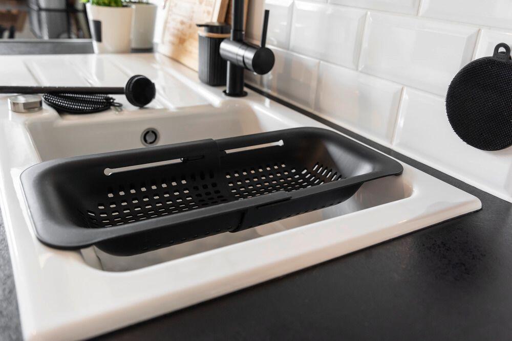 Escorredor extensível Wenko 36X50 cm cinza - 4