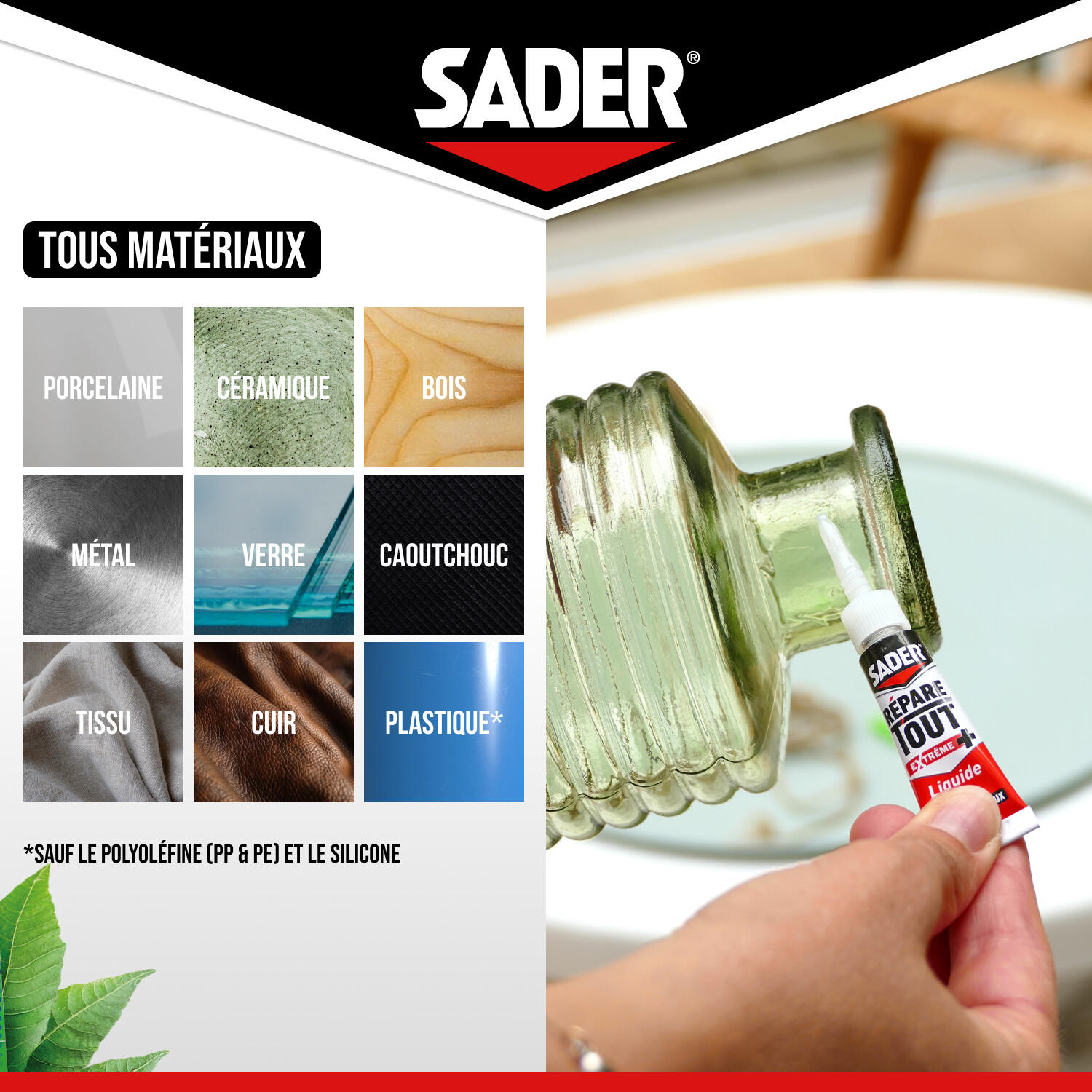 Colle d'assemblage Cyanoacrylate Répare tout extrême + biosourcée SADER, 3g tran - 6