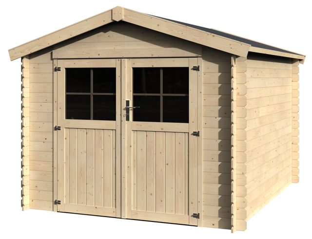 Abri de jardin bois, 7.79 m², Ep. 19 mm, Naterial Andes