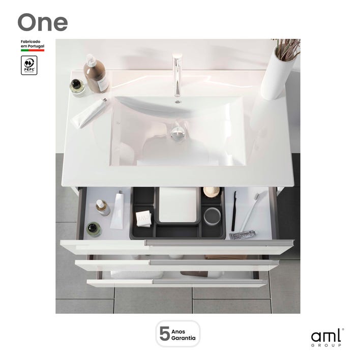 vantagens móvel de casa de banho One AML