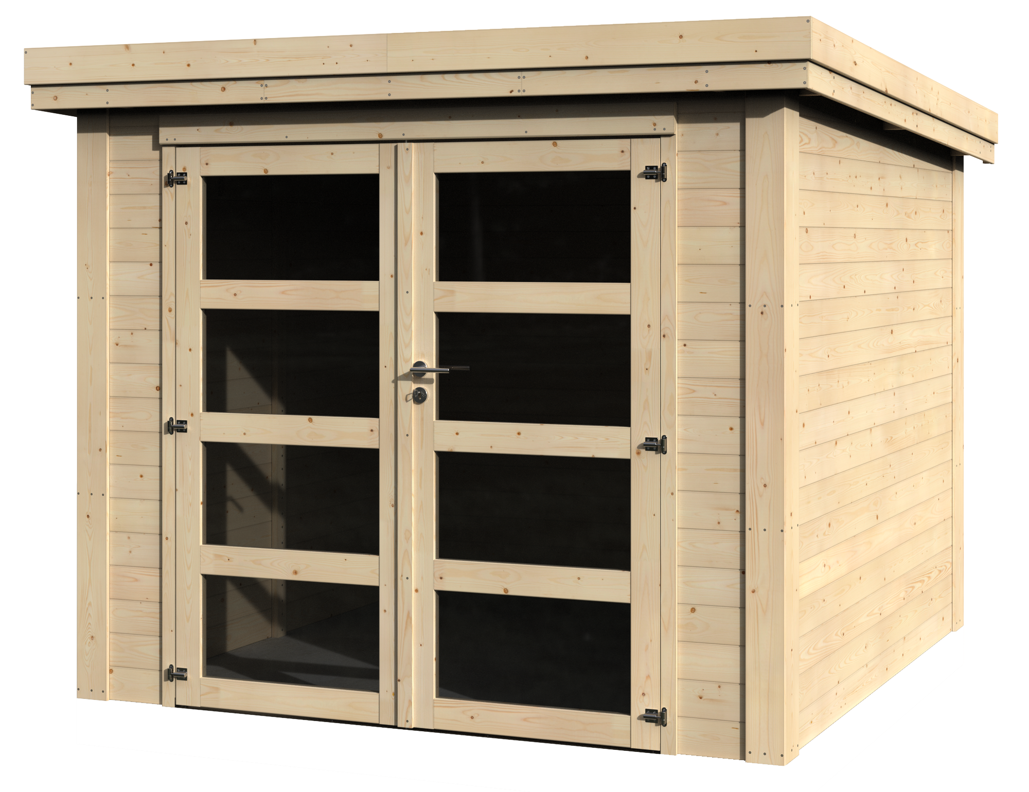 Caseta de madera tatra de 267.8x212.6x240.7 cm y m2