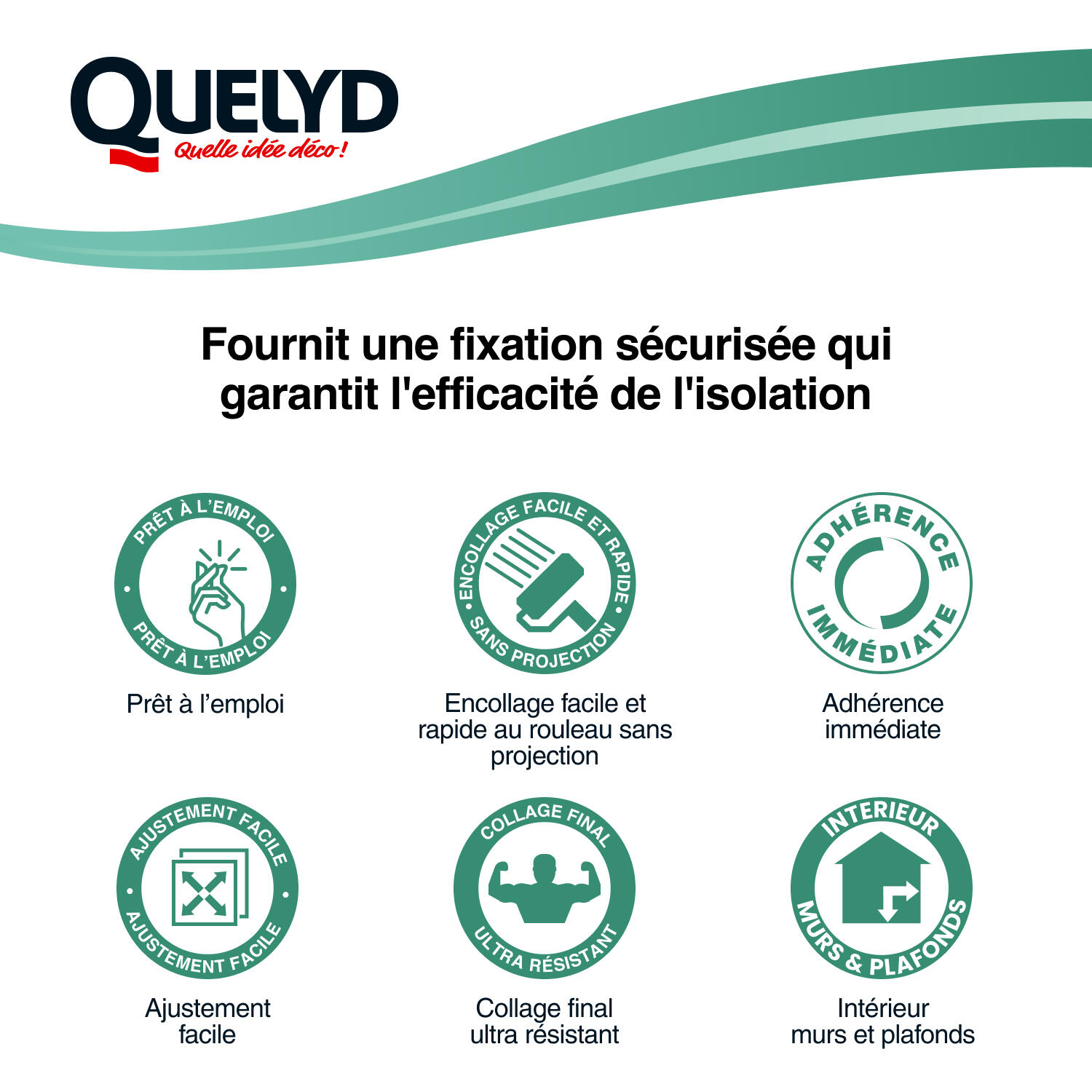 Colle de fixation pâte MS polymère QUELYD Depron blanc, 6Kg - 2