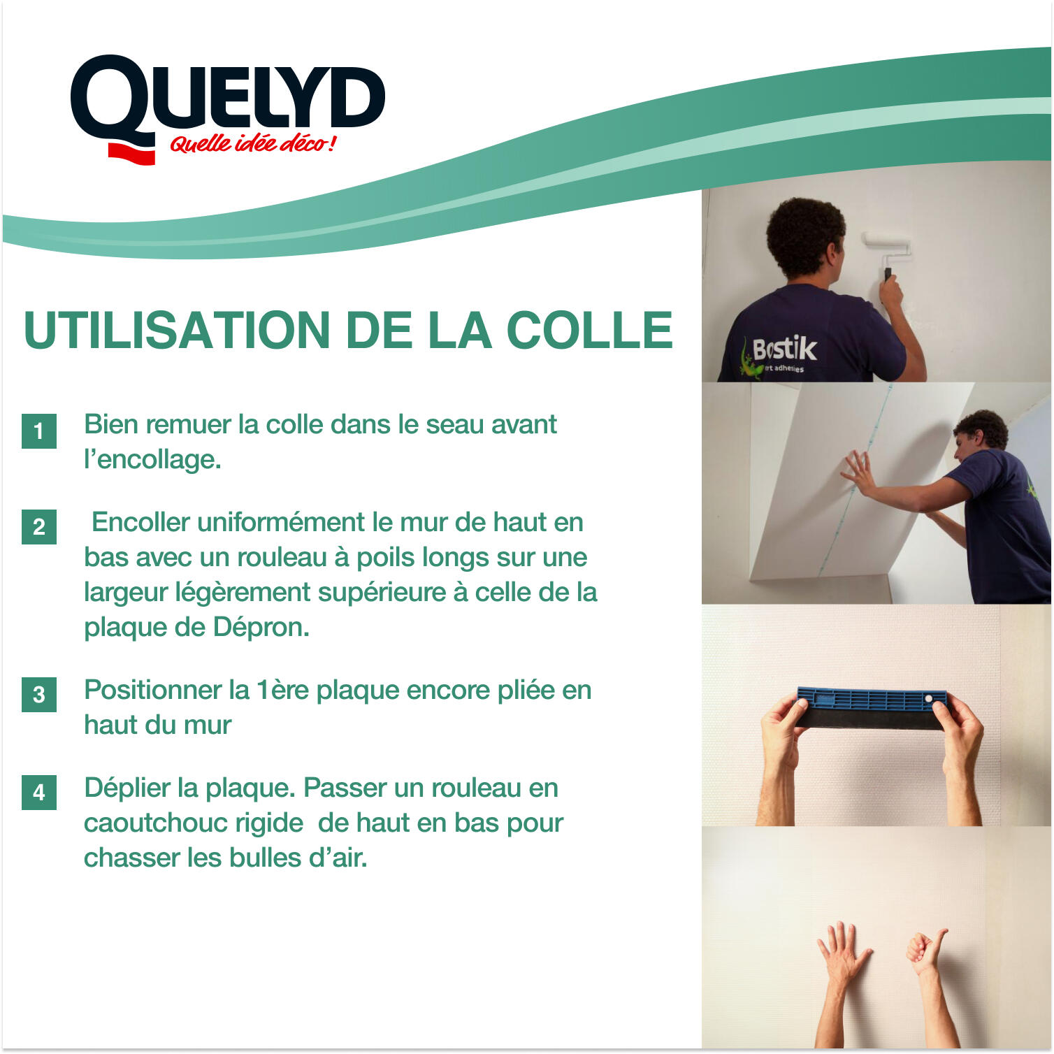 Colle de fixation pâte MS polymère QUELYD Depron blanc, 6Kg - 4